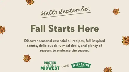 Preview of Fresh Thyme weekly ads valid from 09/01/2026