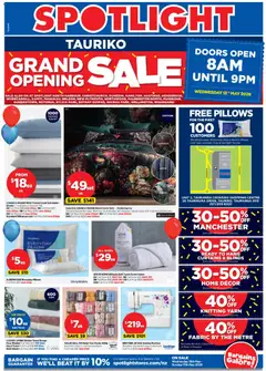 Spotlight Tauriko Grand Opening Sale preview  - valid from 13.05.2026