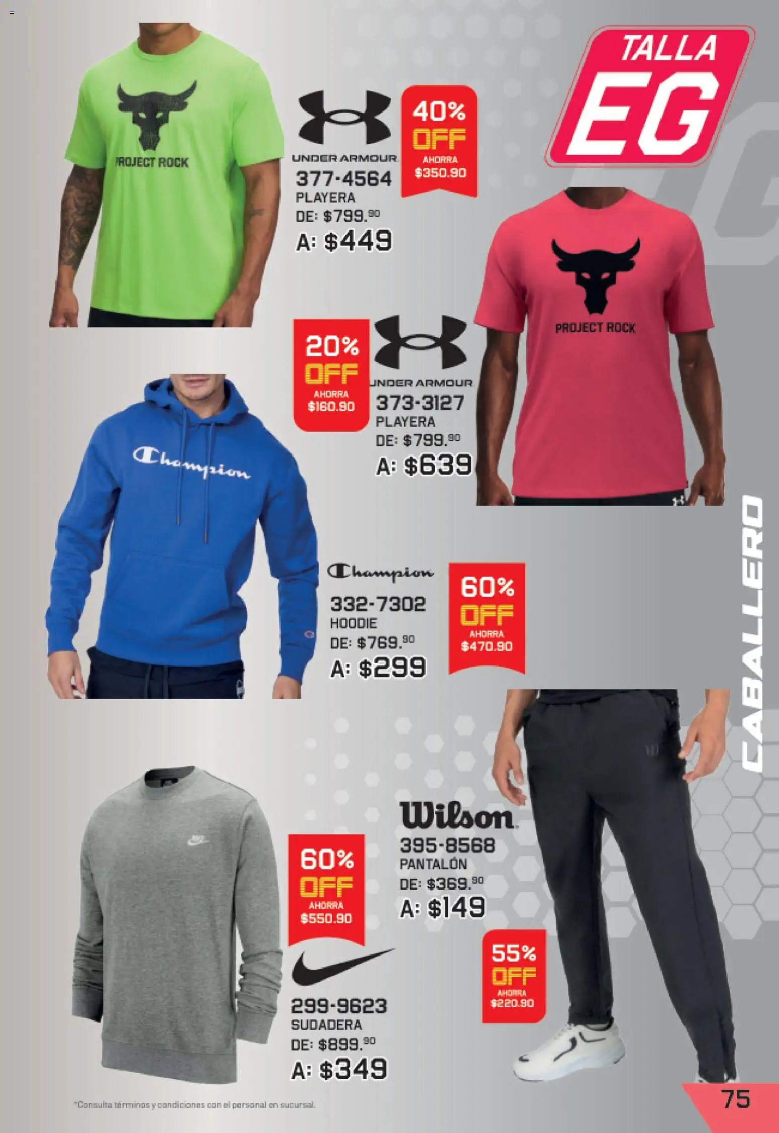 Nuevas ofertas de Andrea válidas en toda la República Mexicana desde el 27/09/2026. ¡Encuentra las mejores ofertas en Andrea catálogo Lo mejor de marcas! | Página: 75 | Productos: Sudadera, Playera