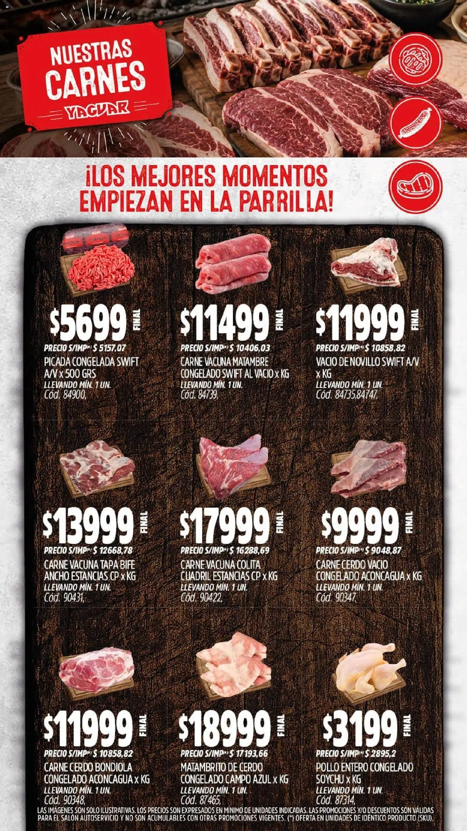 Yaguar - Oferta Semanal General Roca │ válido desde el 21/09/2026 | Página: 7 | Productos: Cuadril, Parrilla, Pollo, Cerdo