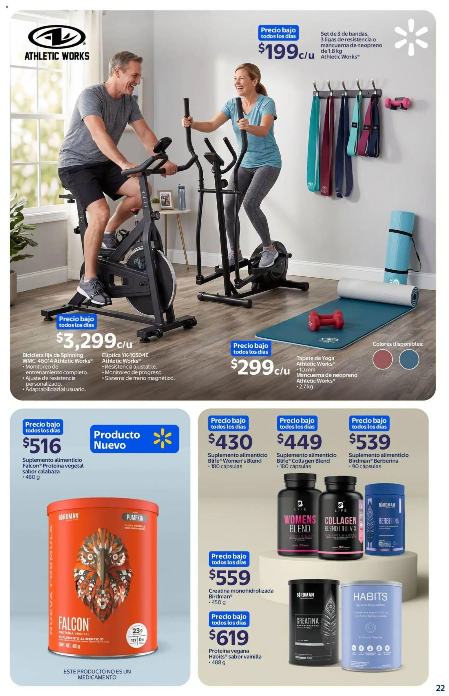Nuevas ofertas de Walmart válidas en toda la República Mexicana desde el 18/09/2026. ¡Encuentra las mejores ofertas en Walmart folleto Tu rutina K-Beauty a precios bajos.! | Página: 19 | Productos: Vainilla, Cápsulas, Bicicleta fija, Calabaza