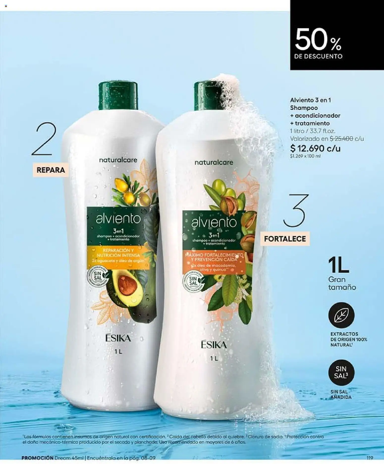 Catálogo Ésika Campaña 16 │ válido desde el 28.09.2026 | Página: 135 | Productos: Aguacate, Quinua, Acondicionador, Shampoo