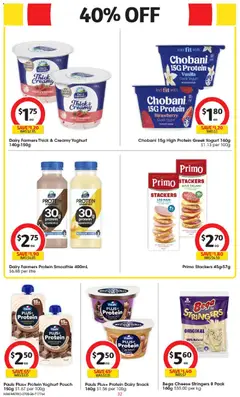 Preview of Coles catalogue - valid from 27.05.2026 | Page: 32 | Products: Crackers, Cheese, Yoghurt, Ham