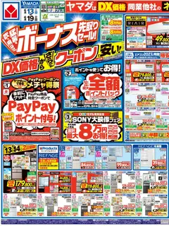 13.06.2026から有効なオファーを含む ヤマダ 電機 - ボーナス先取りセール!(おもて)
