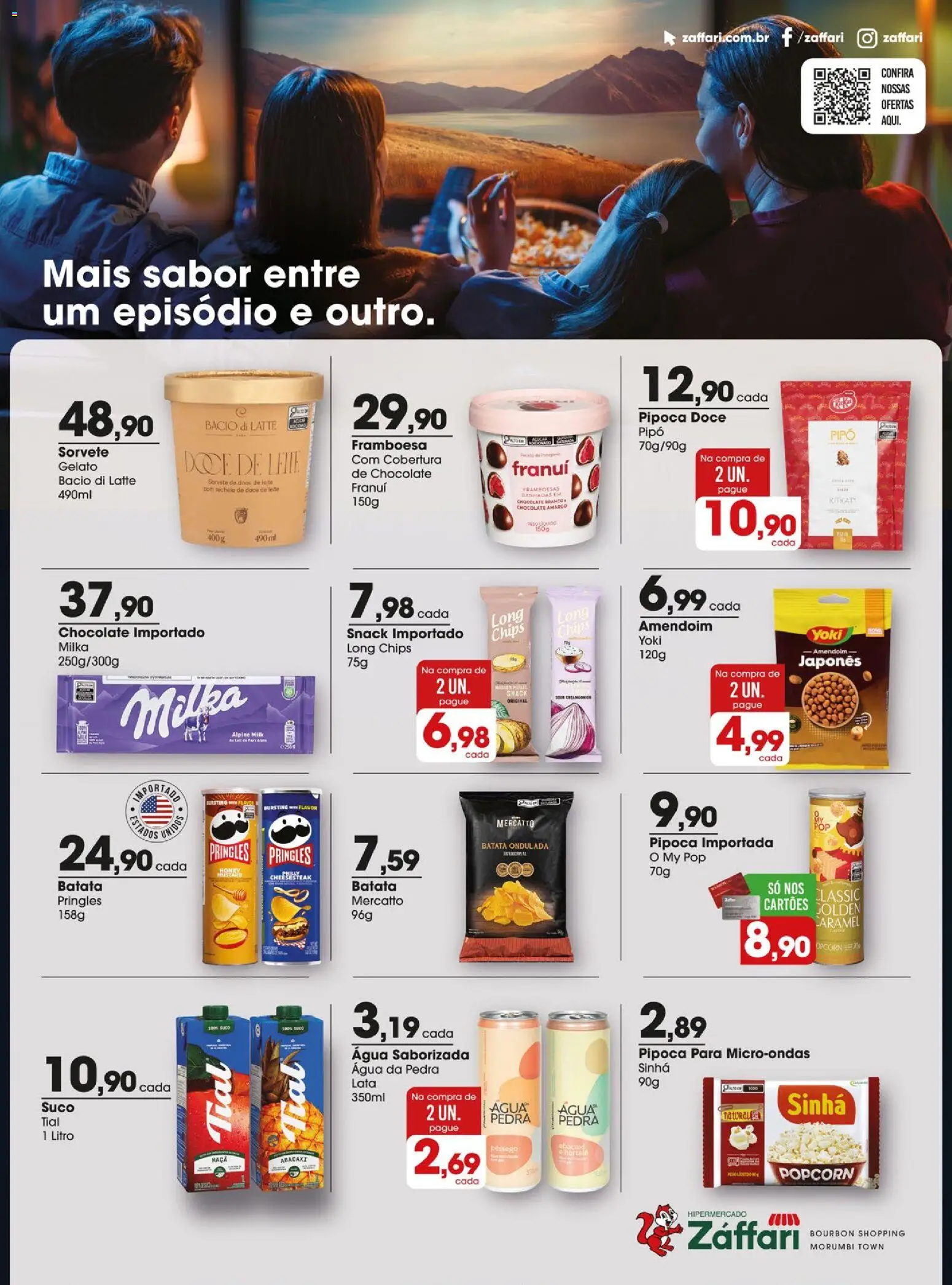 Zaffari Folheto - válido de 26.05.2026 | Página: 16 | Produtos: Pêssego, Chocolate, Bourbon, Açúcar