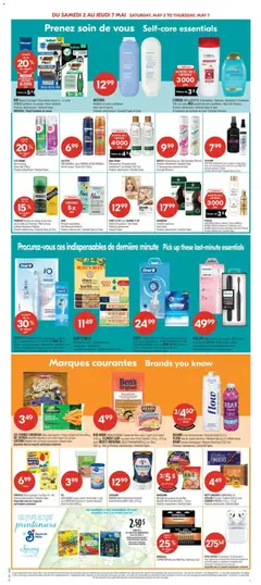 Preview of RIO MARE INSALATISSIME Salade de thon pâle / Light Tuna Salad, (160 g), CLOVER LEAF saumon rose / Pink Salmon (150 g - 213 g) ou/or BEN'S ORIGINAL SELECTION NATURELLE riz / Rice (365 g - 460 g) Produits sélectionnés/Selected Types from shop Pharmaprix valid from 02.05.2026 | Page: 18