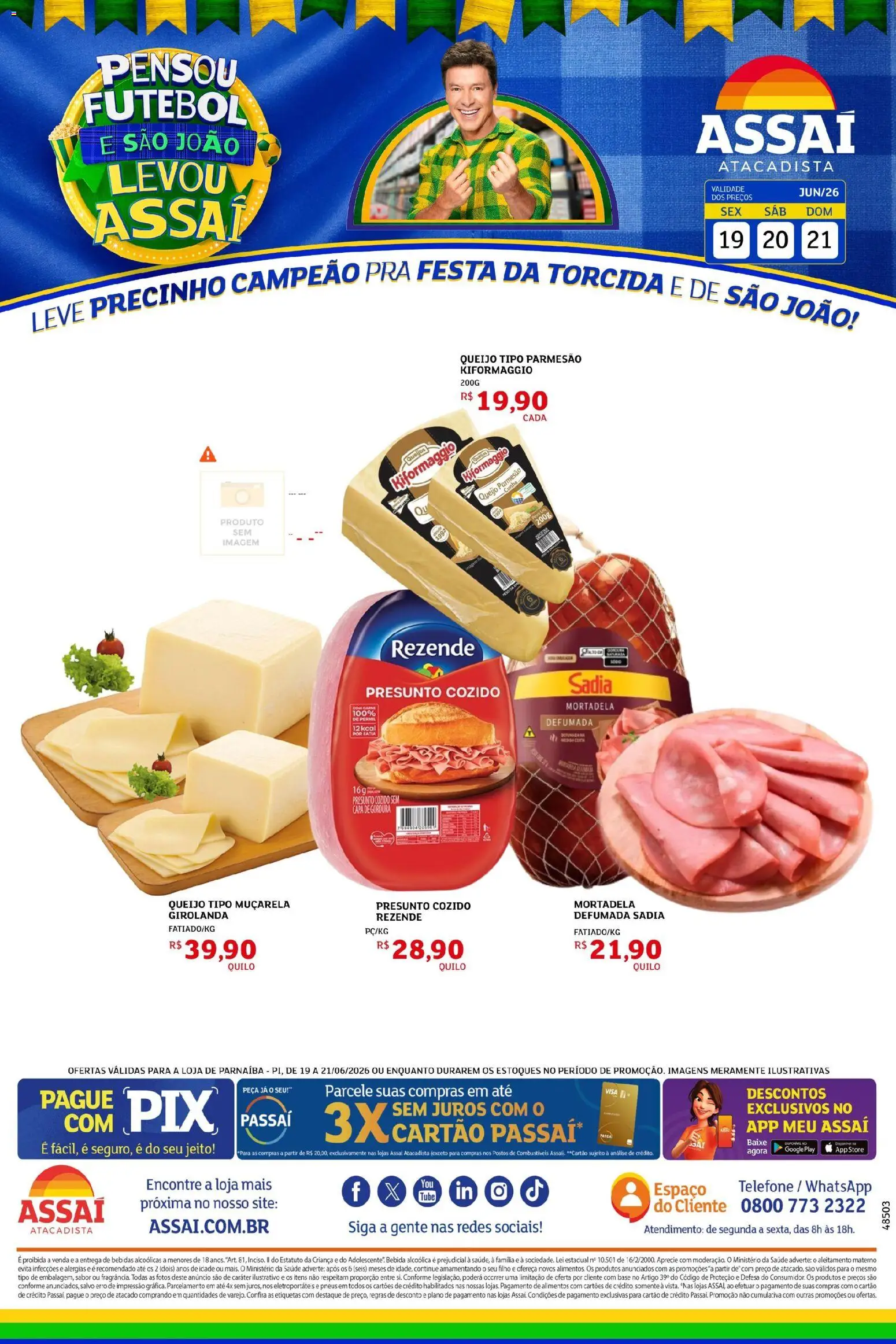 Assaí Atacadista Folheto - válido de 19.06.2026 | Página: 1