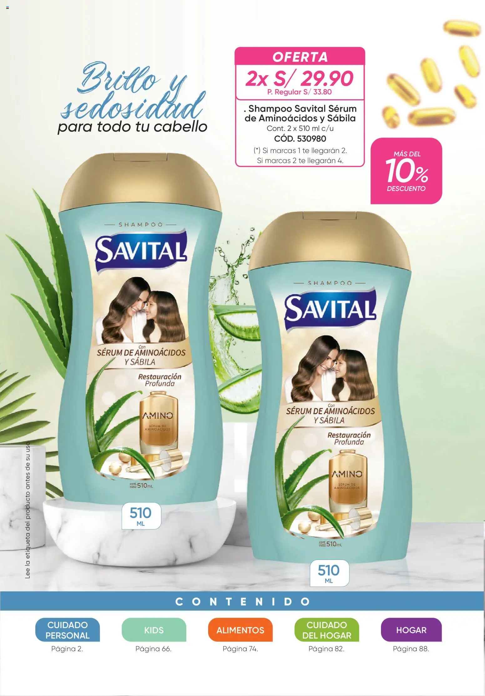Catálogo Azzorti válido desde 27/07/2026 | Página: 2 | Productos: Shampoo, Té