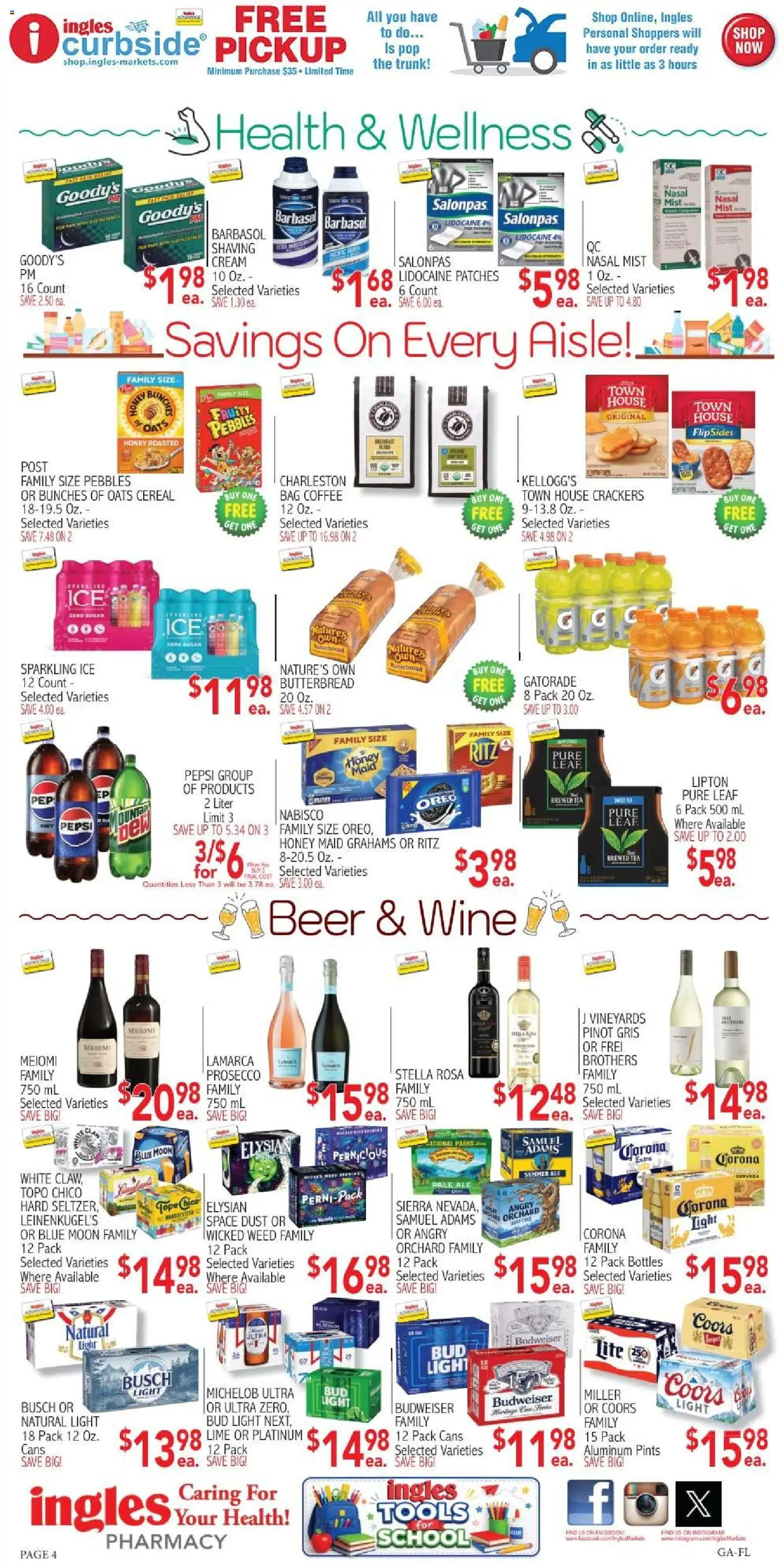 Ingles - Weekly flyer - valid from 08/05/2026 | Page: 4 | Products: Wine, Tea, Lime, Bag