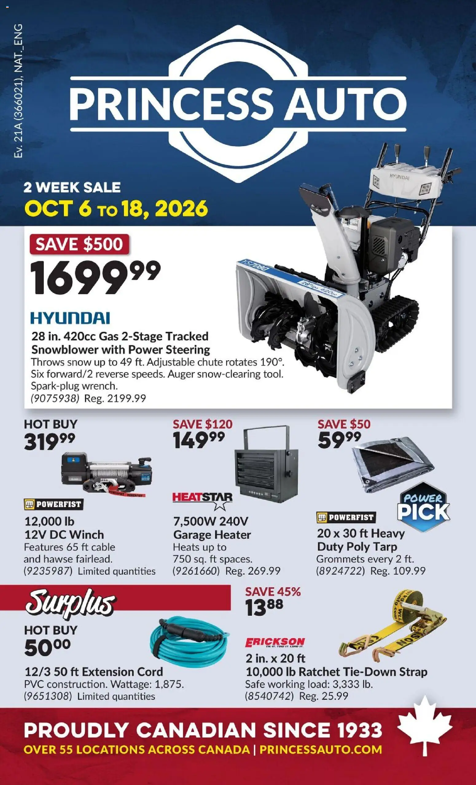 Princess Auto weekly flyers Rosemère >> %latestLeafletDuration%