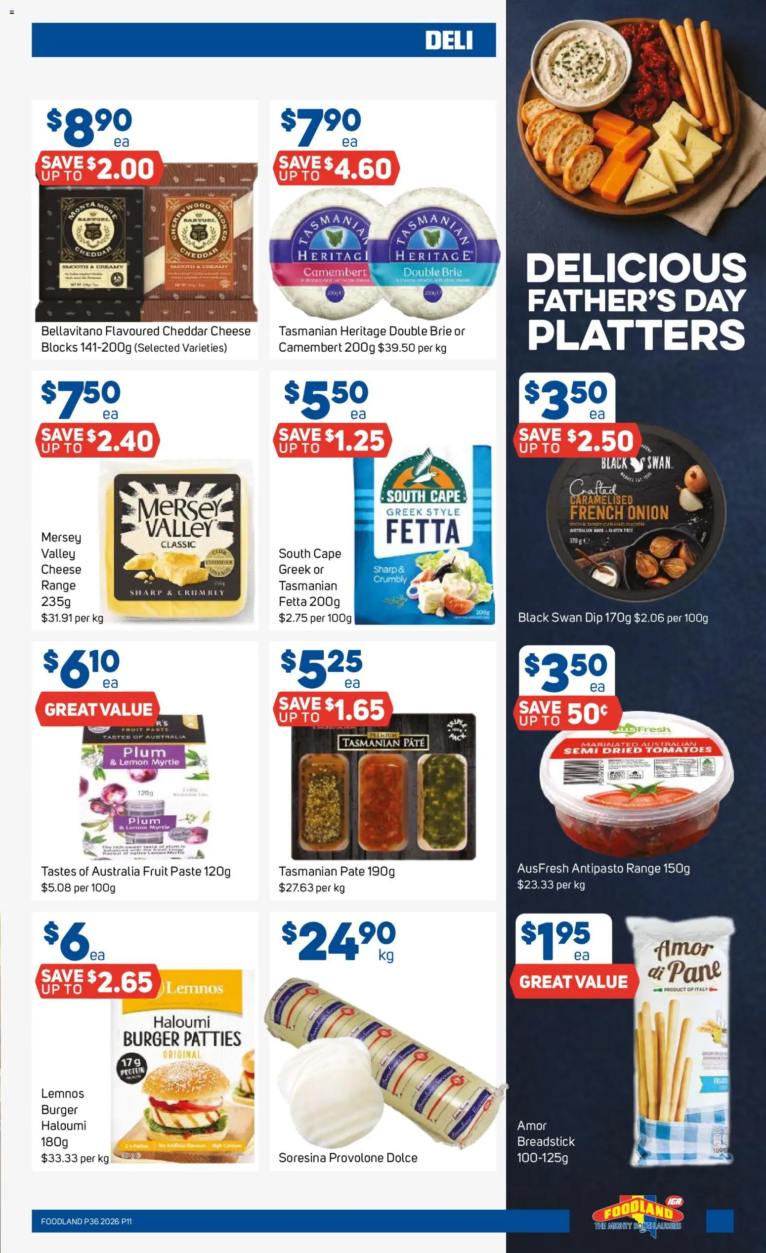 Foodland catalogue - valid from 02/09/2026 | Page: 11 | Products: Cheese, Camembert, Lemon, Fruit