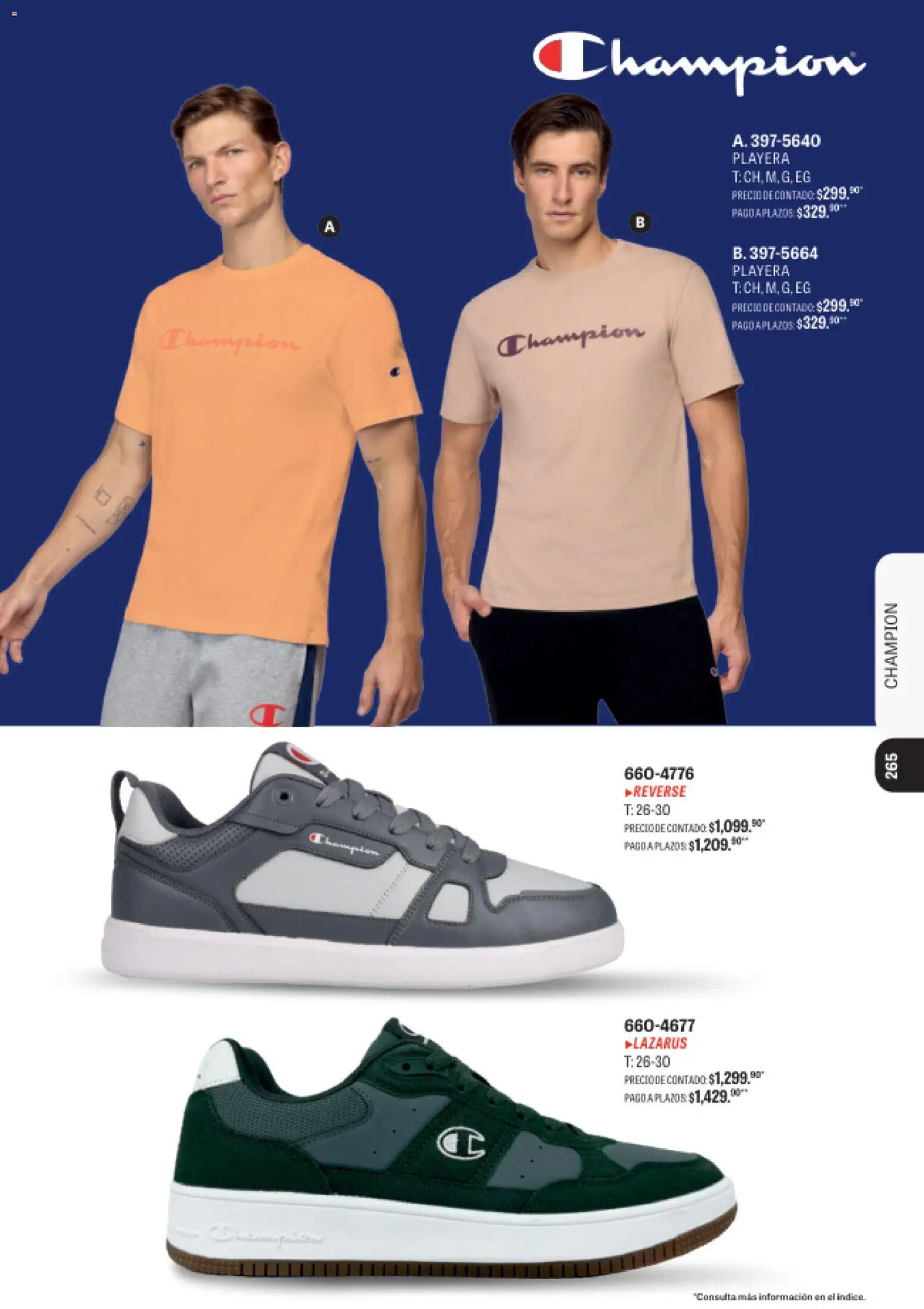 Nuevas ofertas de Andrea válidas en toda la República Mexicana desde el 09/08/2026. ¡Encuentra las mejores ofertas en Andrea catálogo Deportivo Completo! | Página: 265 | Productos: Playera