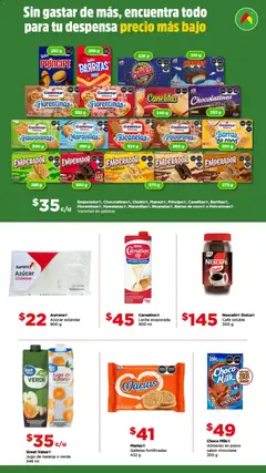 Vista previa de Bodega Aurrerá folleto Lléna tu bolsa con más productos, nuevo folleto de la tienda, válido en México a partir del 03/06/2026 | Página: 2 | Productos: Leche, Jugo, Galletas, Despensa