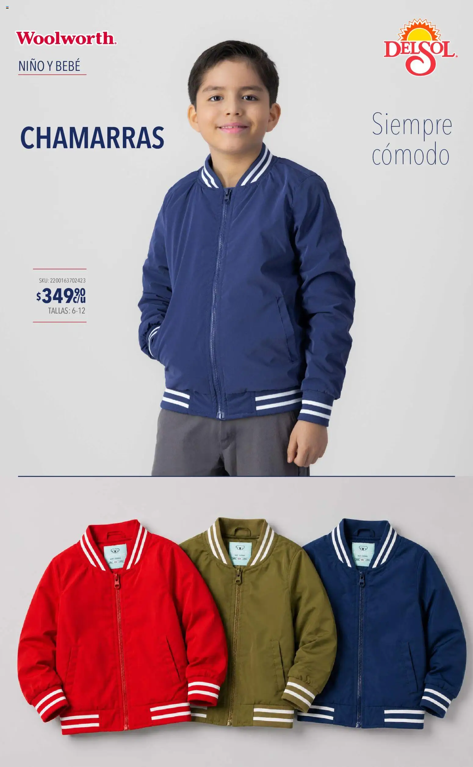 Nuevas ofertas de Del Sol y Woolworth válidas en toda la República Mexicana desde el 10/09/2026. ¡Encuentra las mejores ofertas en Del Sol y Woolworth catálogo Moda Esenciales! | Página: 18