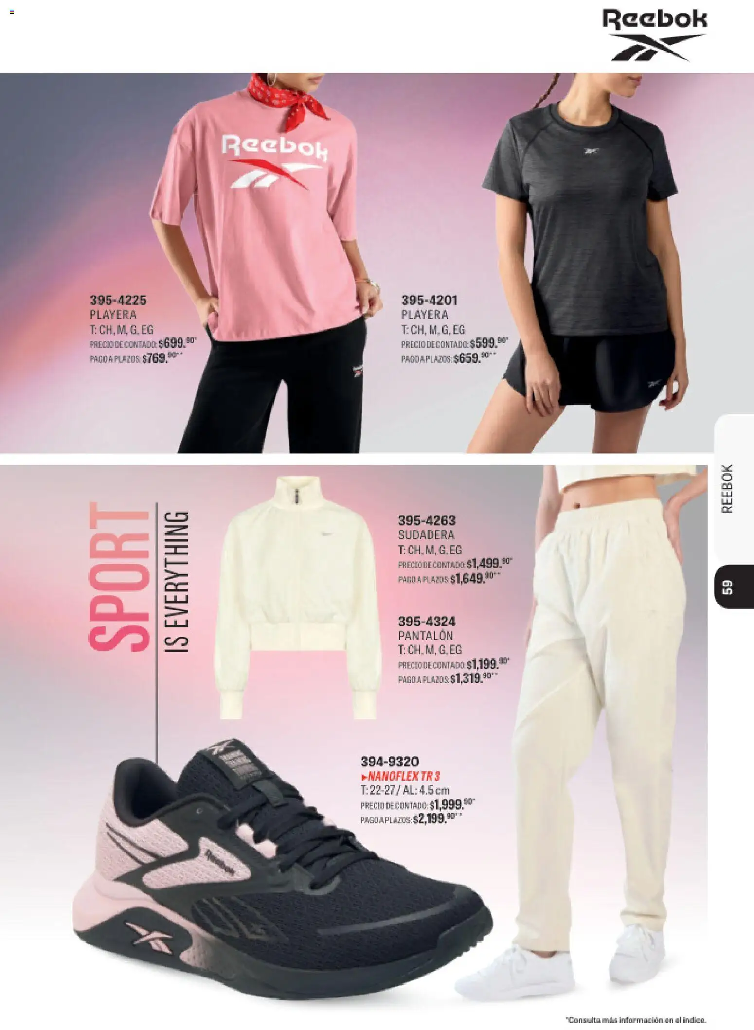 Nuevas ofertas de Andrea válidas en toda la República Mexicana desde el 09/08/2026. ¡Encuentra las mejores ofertas en Andrea catálogo Deportivo Completo! | Página: 59