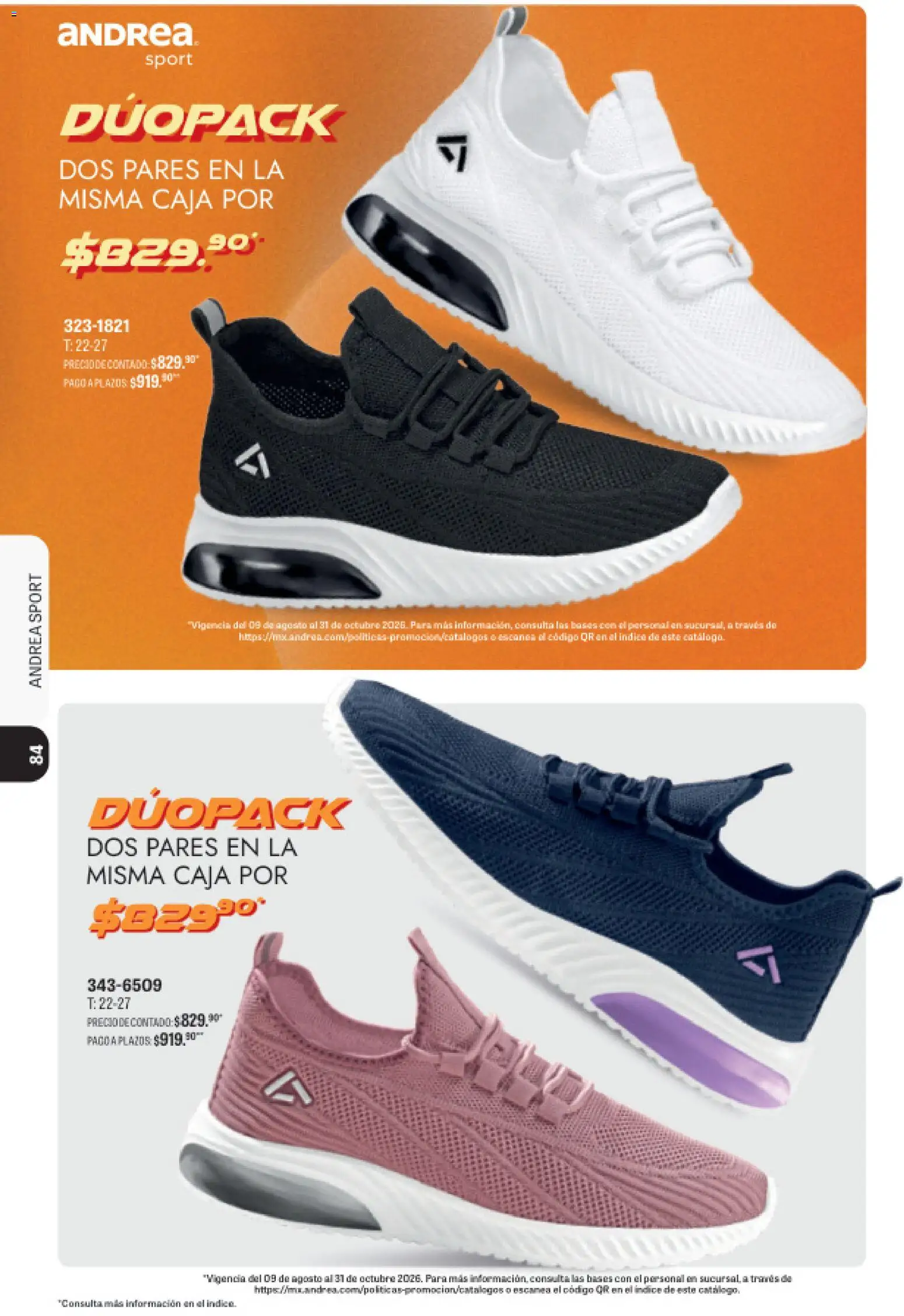 Nuevas ofertas de Andrea válidas en toda la República Mexicana desde el 23/08/2026. ¡Encuentra las mejores ofertas en Andrea catálogo Sport! | Página: 73 | Productos: Caja