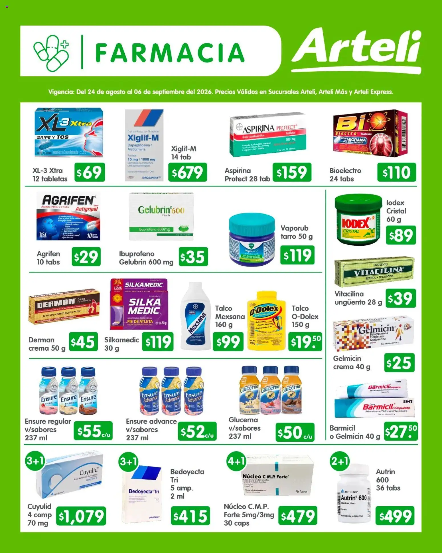 Nuevas ofertas de Arteli válidas en toda la República Mexicana desde el 24/08/2026. ¡Encuentra las mejores ofertas en Arteli folleto Quincenal! | Página: 10