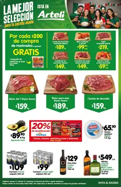 Vista previa de Arteli folleto Carne Valles, nuevo folleto de la tienda, válido en México a partir del 12.06.2026