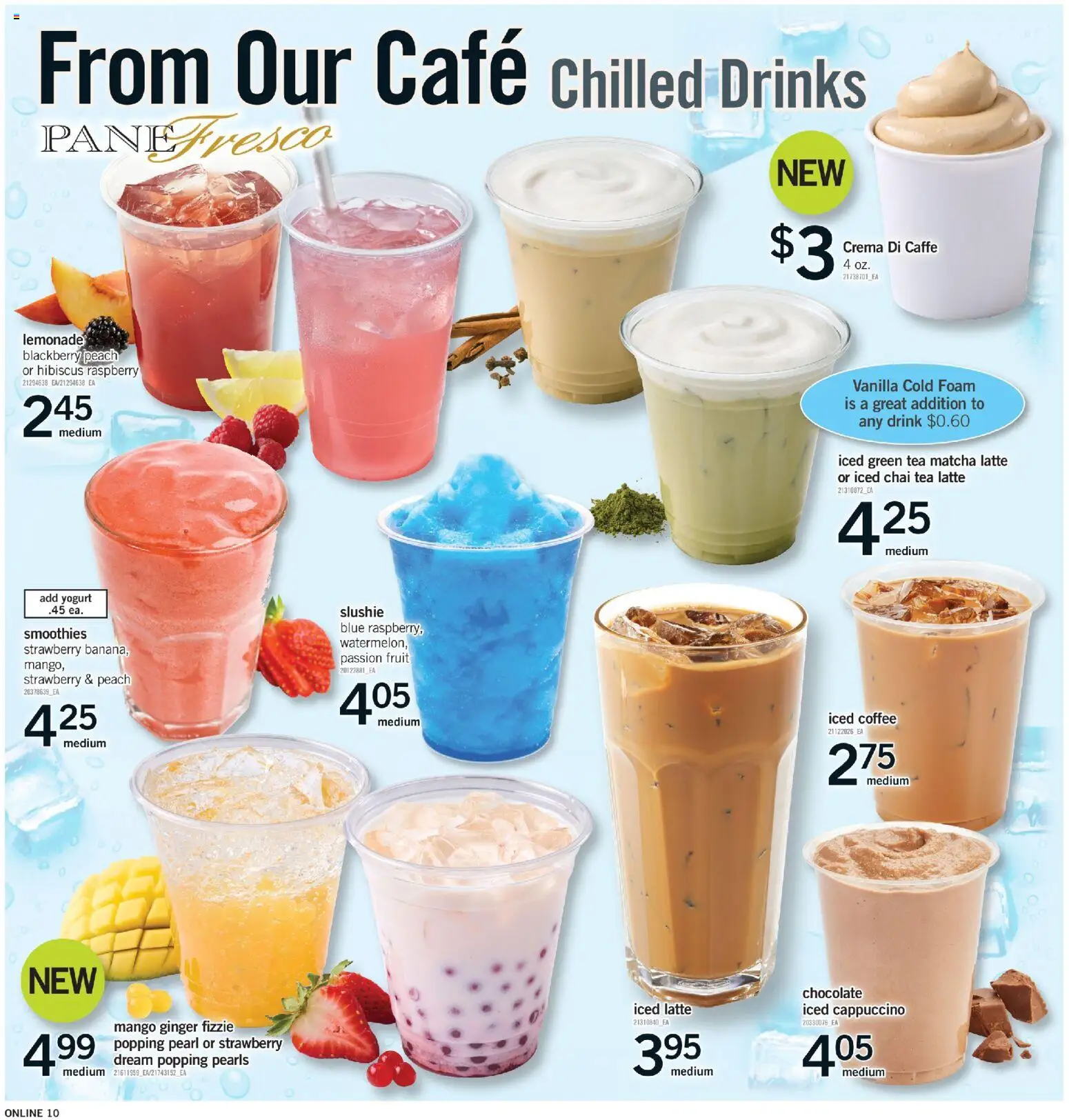 Fortinos flyer valid from Jul 2, 2026 | Page: 10 | Products: Tea, Yogurt, Coffee, Chocolate