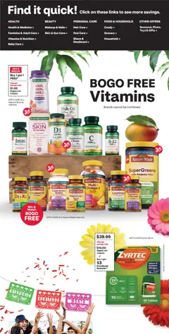 Preview of CVS Pharmacy weekly ads valid from 09/13/2026 | Page: 5 | Products: Vitamin, Spinach, Fish, Iron