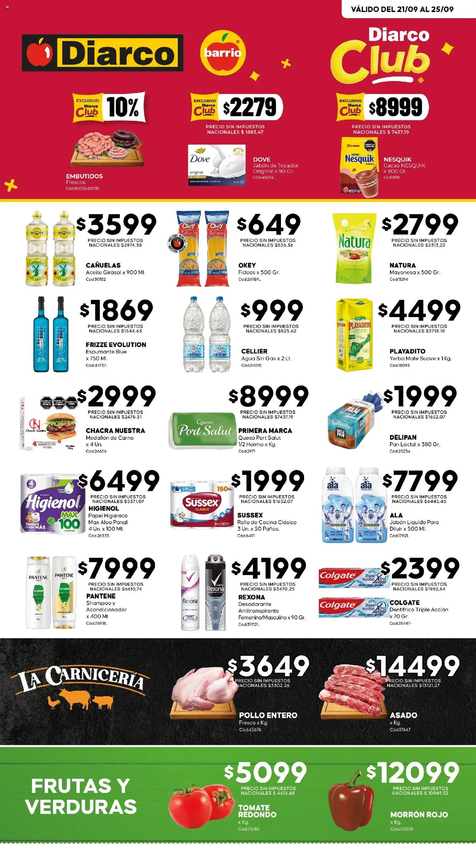 Diarco Ofertas │ válido desde el 21/09/2026 | Página: 1