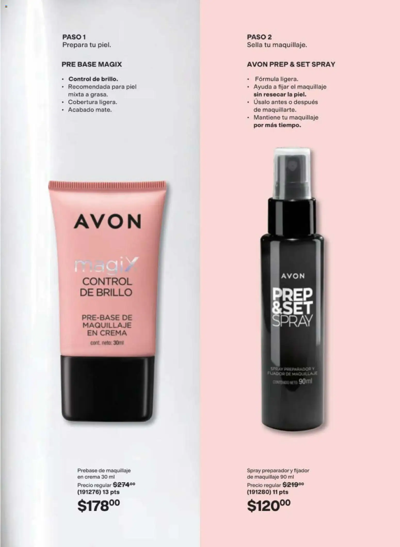 Nuevas ofertas de AVON válidas en toda la República Mexicana desde el 11/09/2026. ¡Encuentra las mejores ofertas en AVON campaña 14 2026! | Página: 43 | Productos: Crema, Fijador, Brillo, Maquillaje