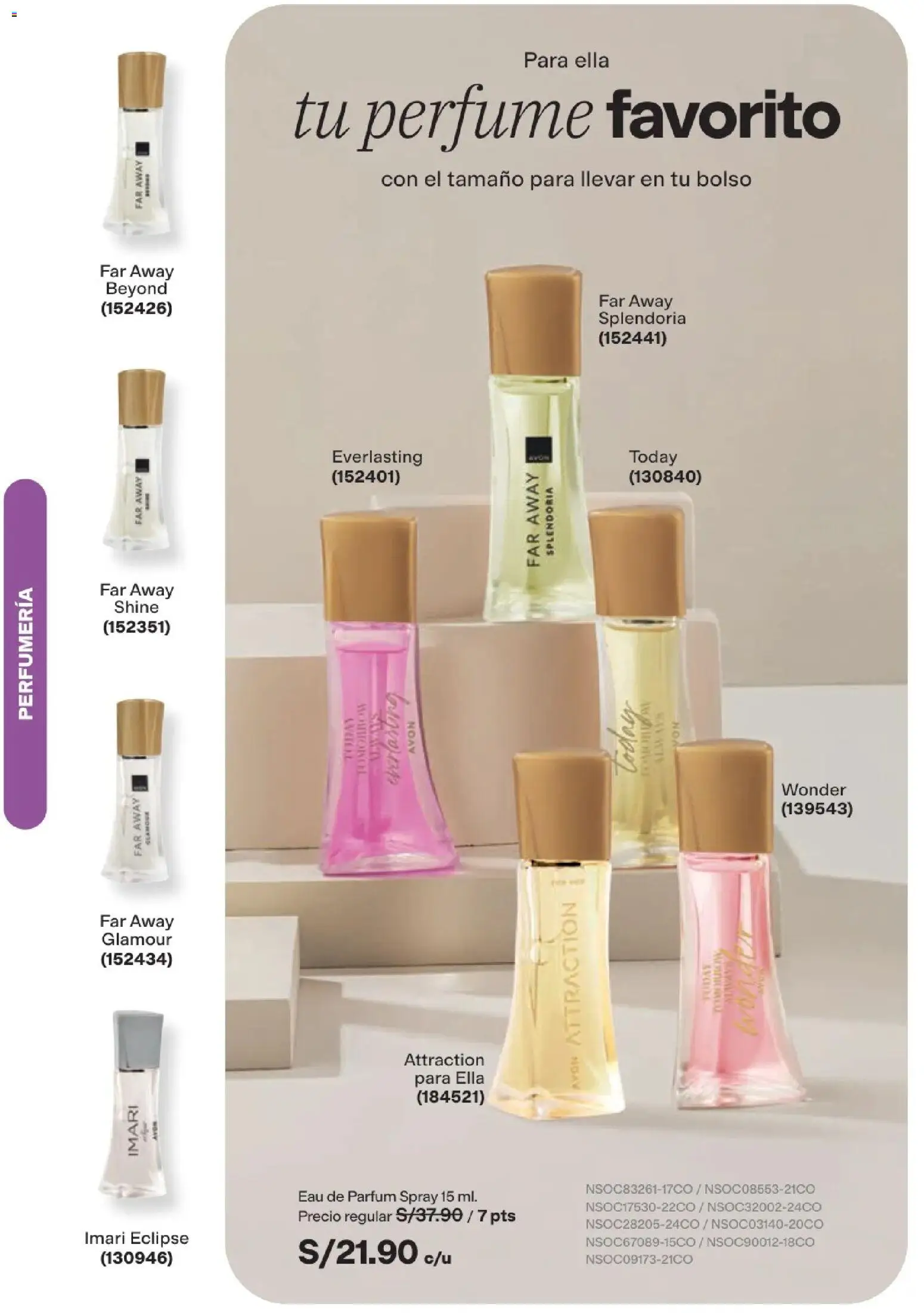 Catálogo Avon válido desde 22/07/2026 | Página: 101 | Productos: Bolso, Perfume
