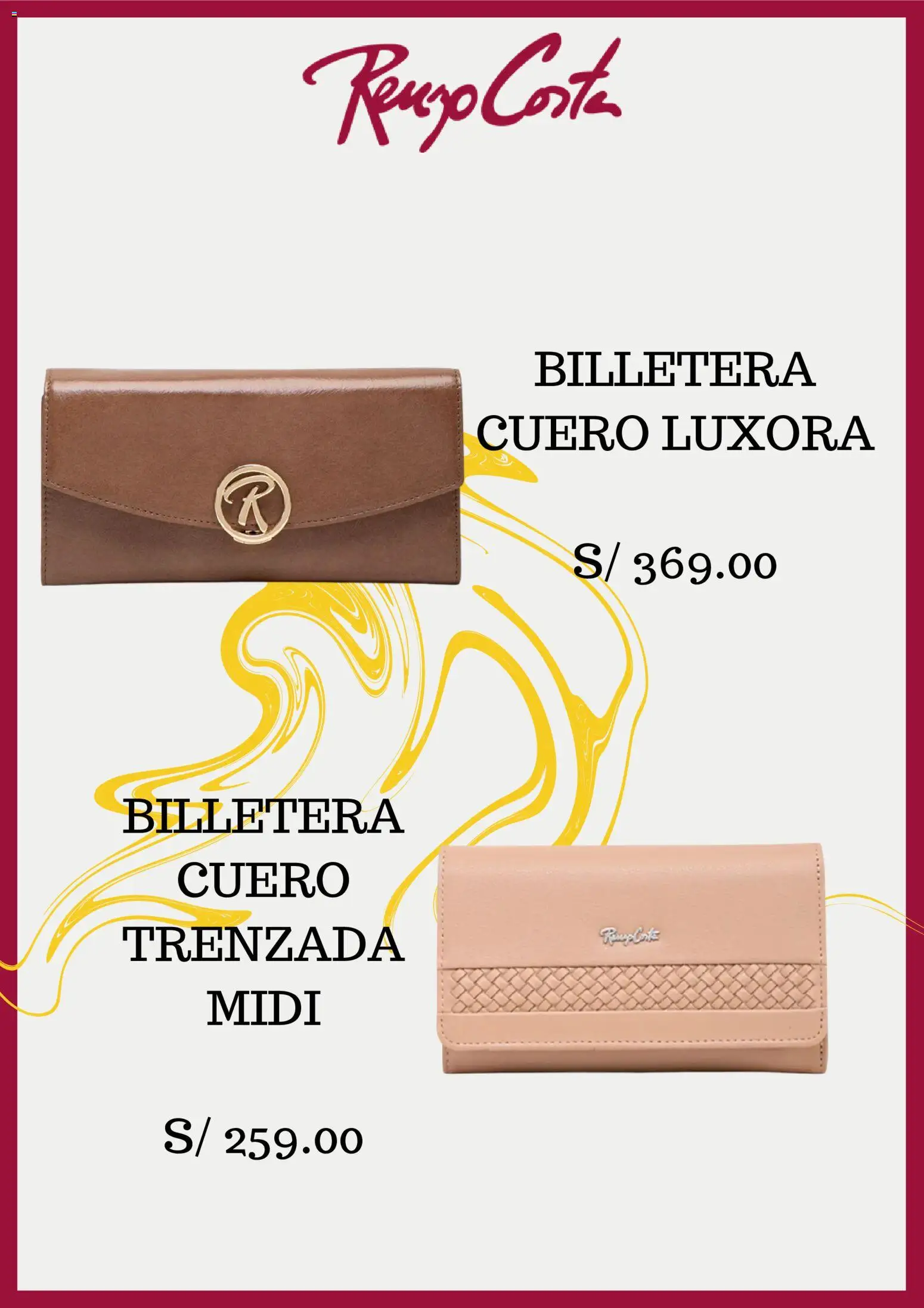 Catálogo Renzo Costa válido desde 21/08/2026 | Página: 5 | Productos: Billetera