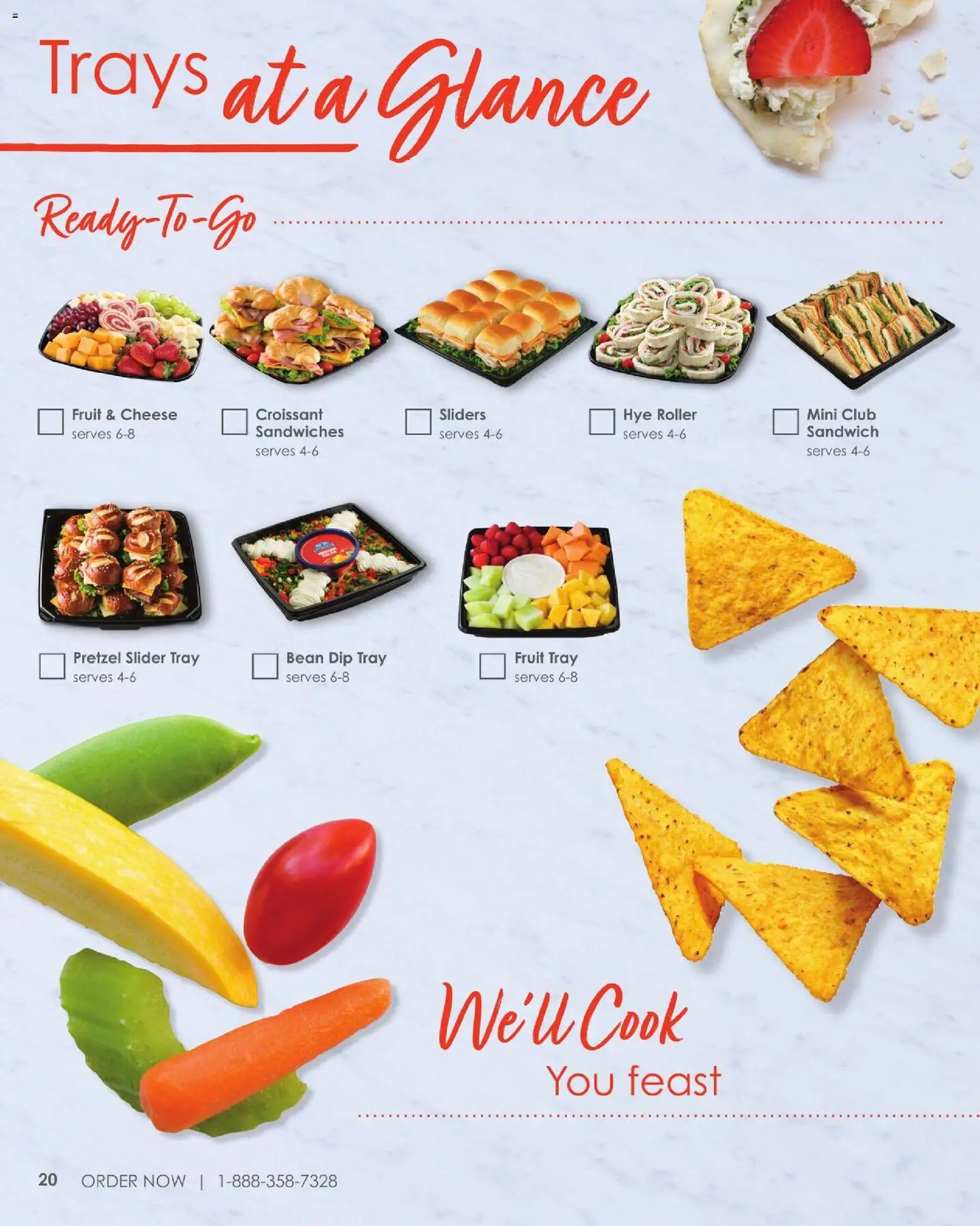 Albertsons Entertaining Guide - valid from 11/19/2025 | Page: 22 | Products: Croissant, Cheese, Fruit
