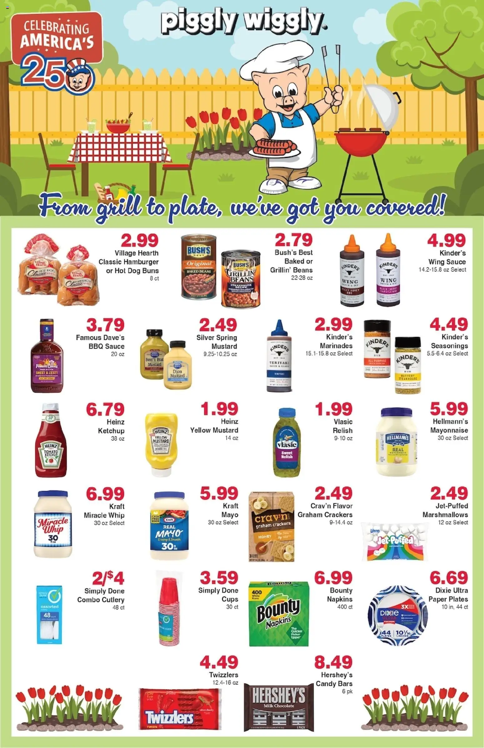 Piggly Wiggly Weekly Ad - valid from 08/12/2026 | Page: 11 | Products: Seasonings, Mustard, Mayonnaise, Paper plates