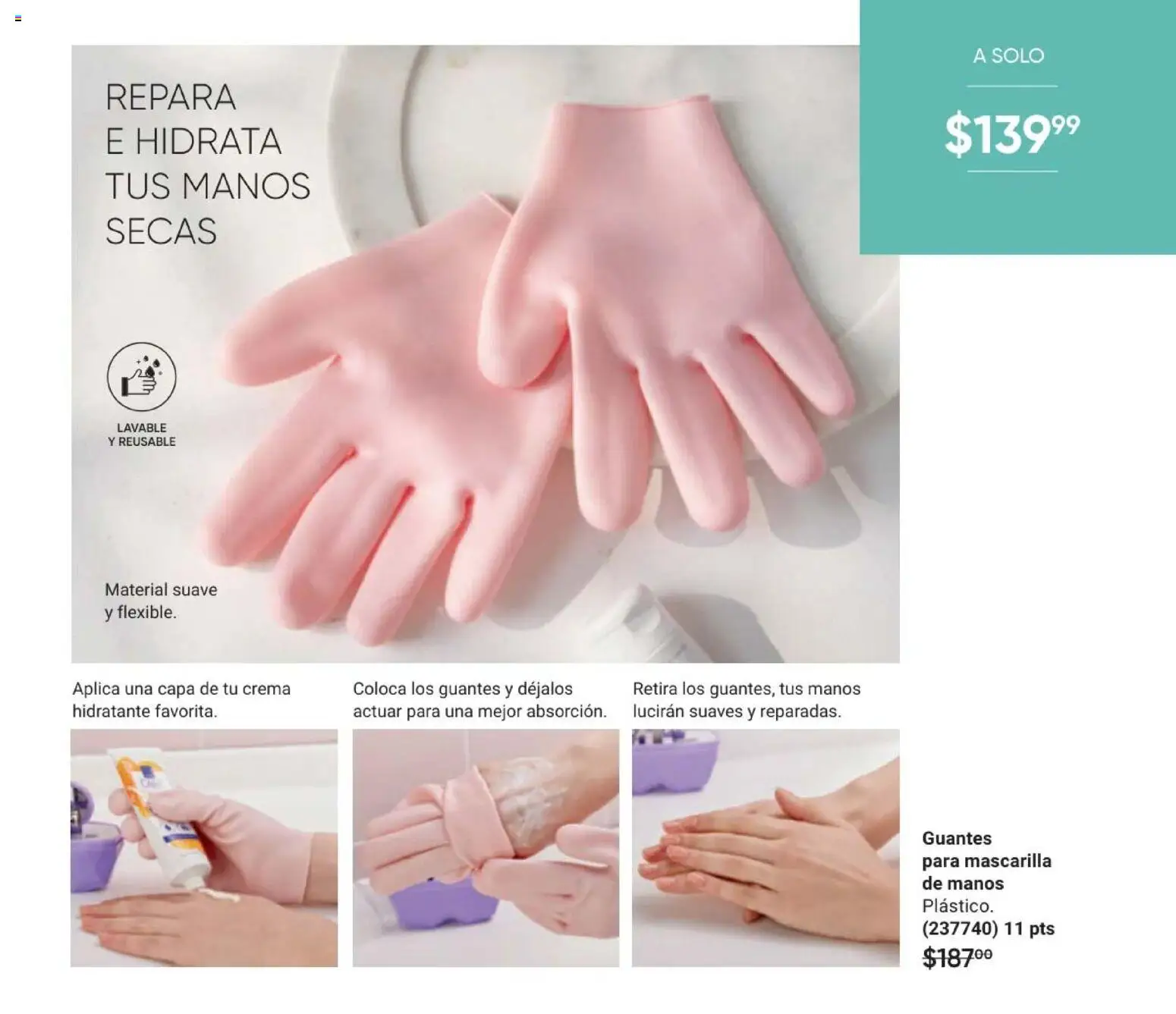 Nuevas ofertas de AVON válidas en toda la República Mexicana desde el 11/09/2026. ¡Encuentra las mejores ofertas en AVON Casa & Estilo 14 2026! | Página: 113 | Productos: Guantes, Crema, Mascarilla