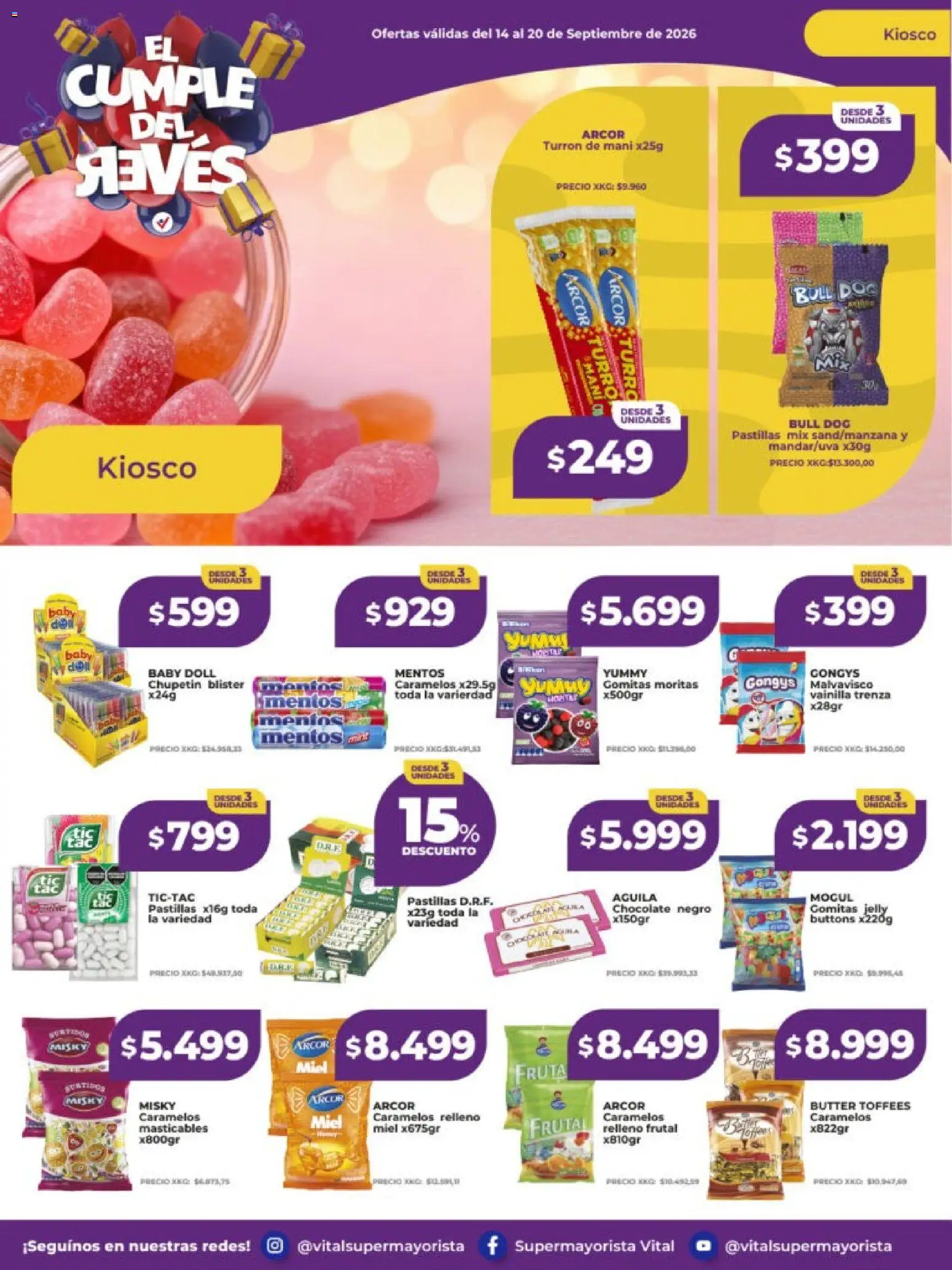 Vital - Ofertas │ válido desde el 14/09/2026 | Página: 24 | Productos: Vainilla, Miel, Mani, Fruta