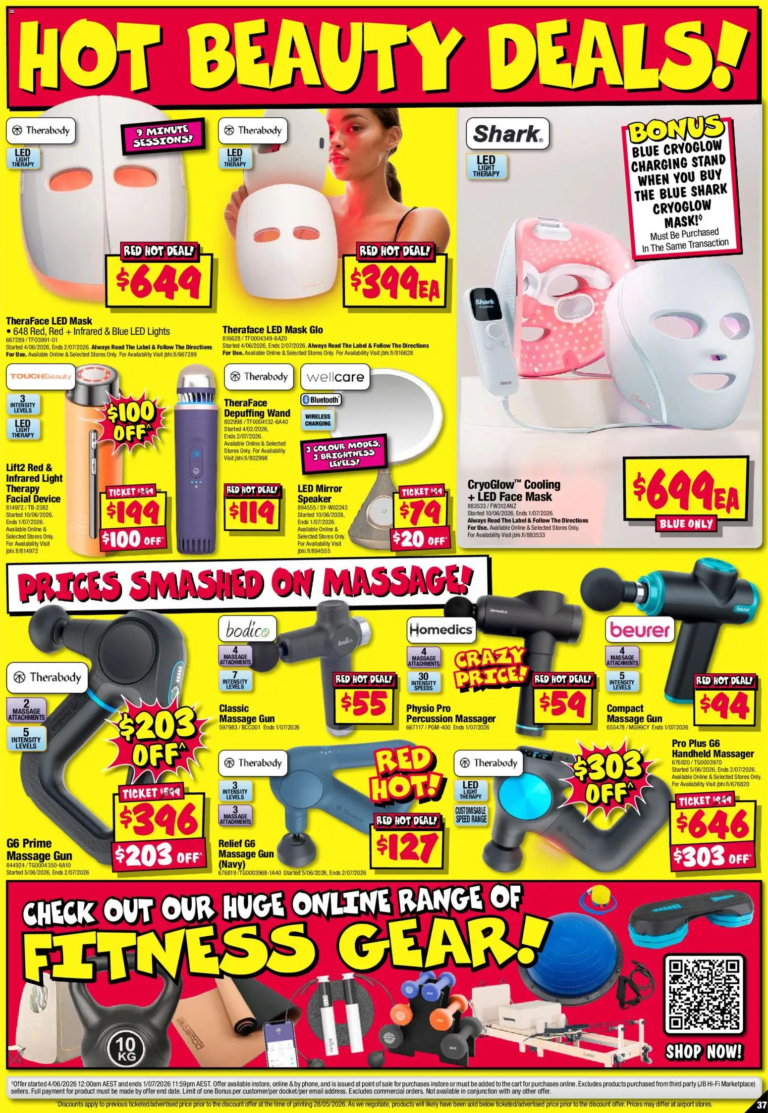 JB Hi-Fi catalogue - valid from 11.06.2026 | Page: 37 | Products: Mirror, Cart, Face mask, Speaker