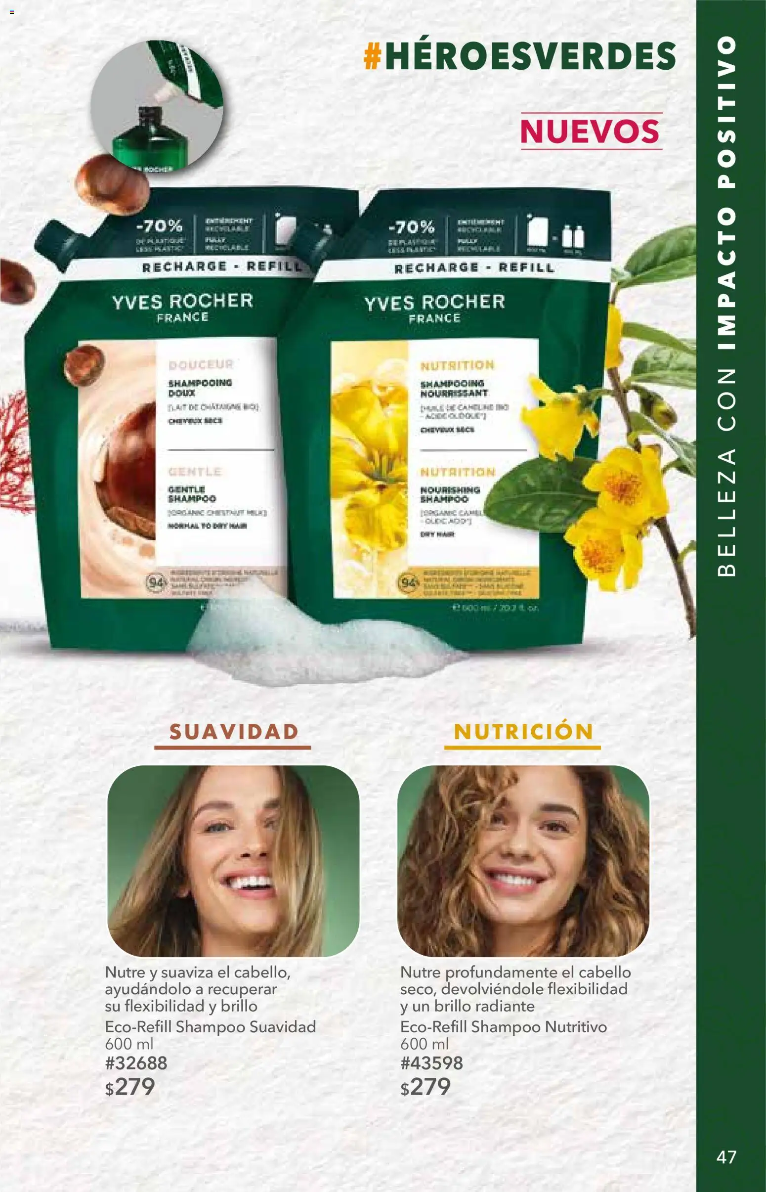 Nuevas ofertas de Yves Rocher válidas en toda la República Mexicana desde el 25/08/2026. ¡Encuentra las mejores ofertas en Yves Rocher campaña 12 2026! | Página: 47 | Productos: Brillo, Radiante