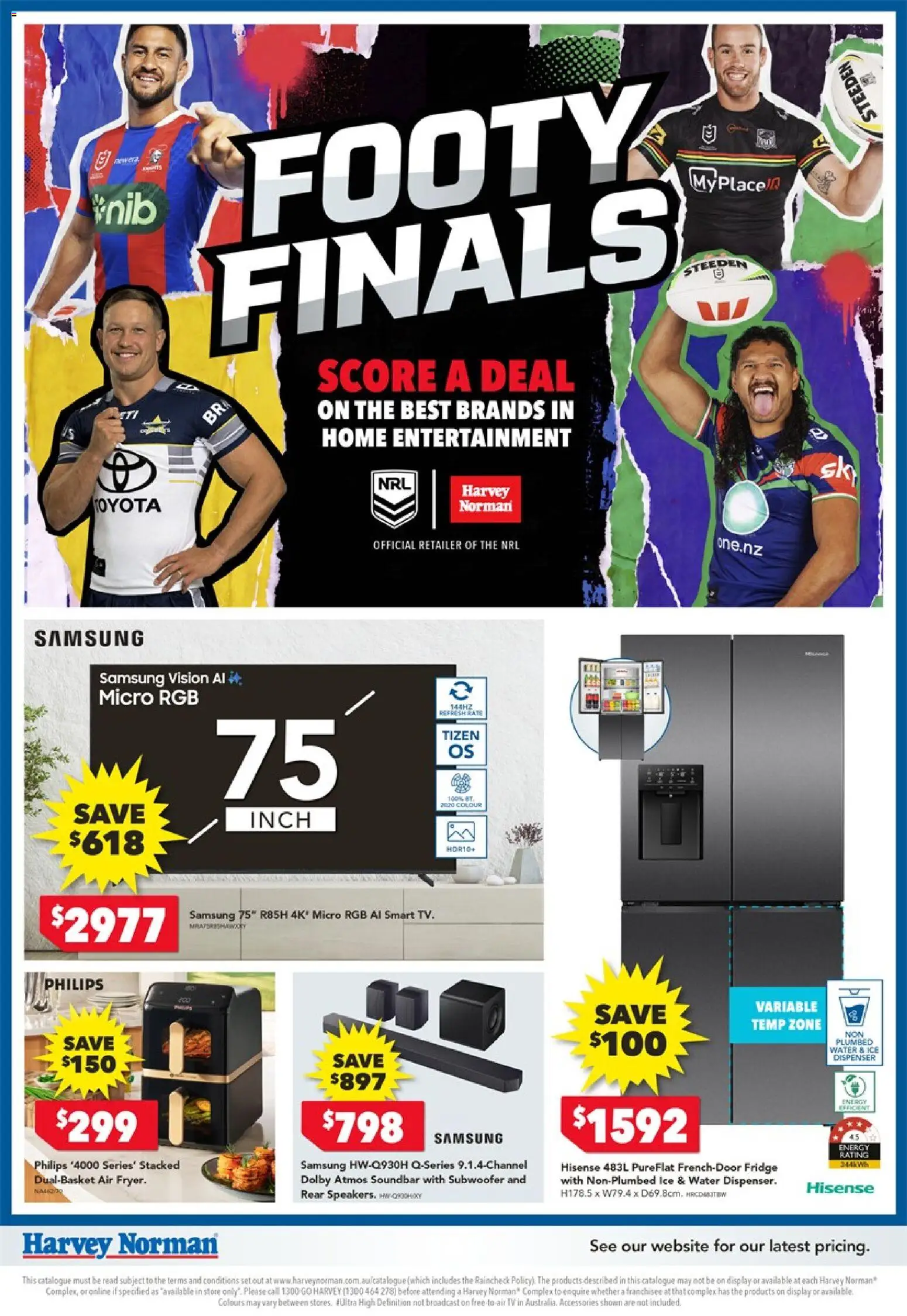 Harvey Norman catalogue - valid from 24/09/2026 | Page: 1 | Products: Soundbar, Ice, Tv, Fridge