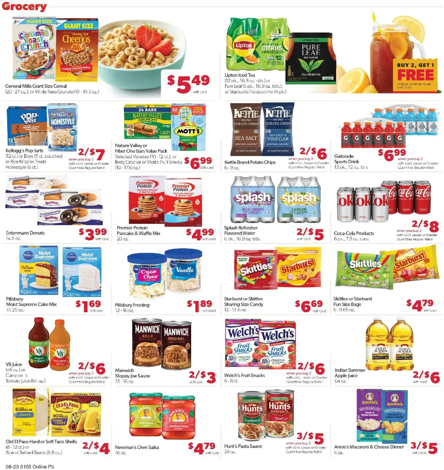 Family Fare Weekly Ad - ND - valid from 08/23/2026 | Page: 12 | Products: Cherries, Honey, Cheese, Chips