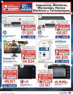 Vista previa Carrefour - Ofertas válido desde el 09/09/2026 | Página: 32 | Productos: Impresora, Horno, Microondas, Horno eléctrico