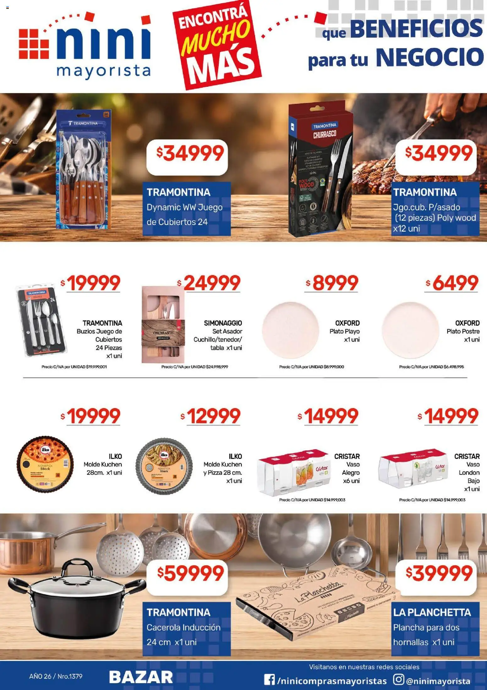 NINI Mayorista catálogo │ válido desde el 28/09/2026 | Página: 46 | Productos: Molde, Plancha, Pizza, Postre