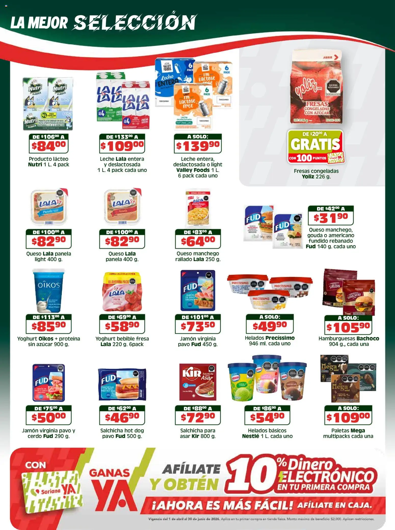 Nuevas ofertas de Soriana válidas en toda la República Mexicana desde el 30.04.2026. ¡Encuentra las mejores ofertas en Soriana Apoyamos con todo Híper Nacional! | Página: 4