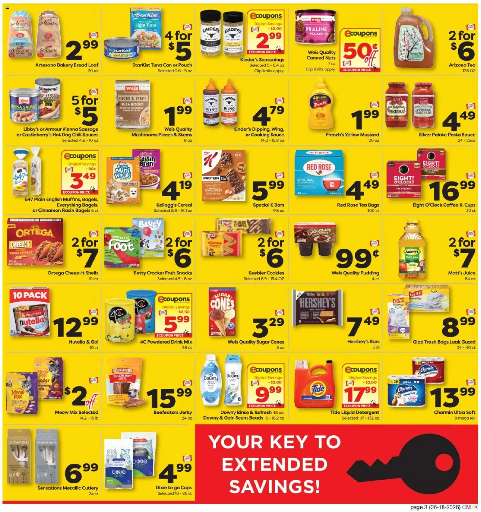 Weis Monthly Ad - valid from 18.06.2026 | Page: 3