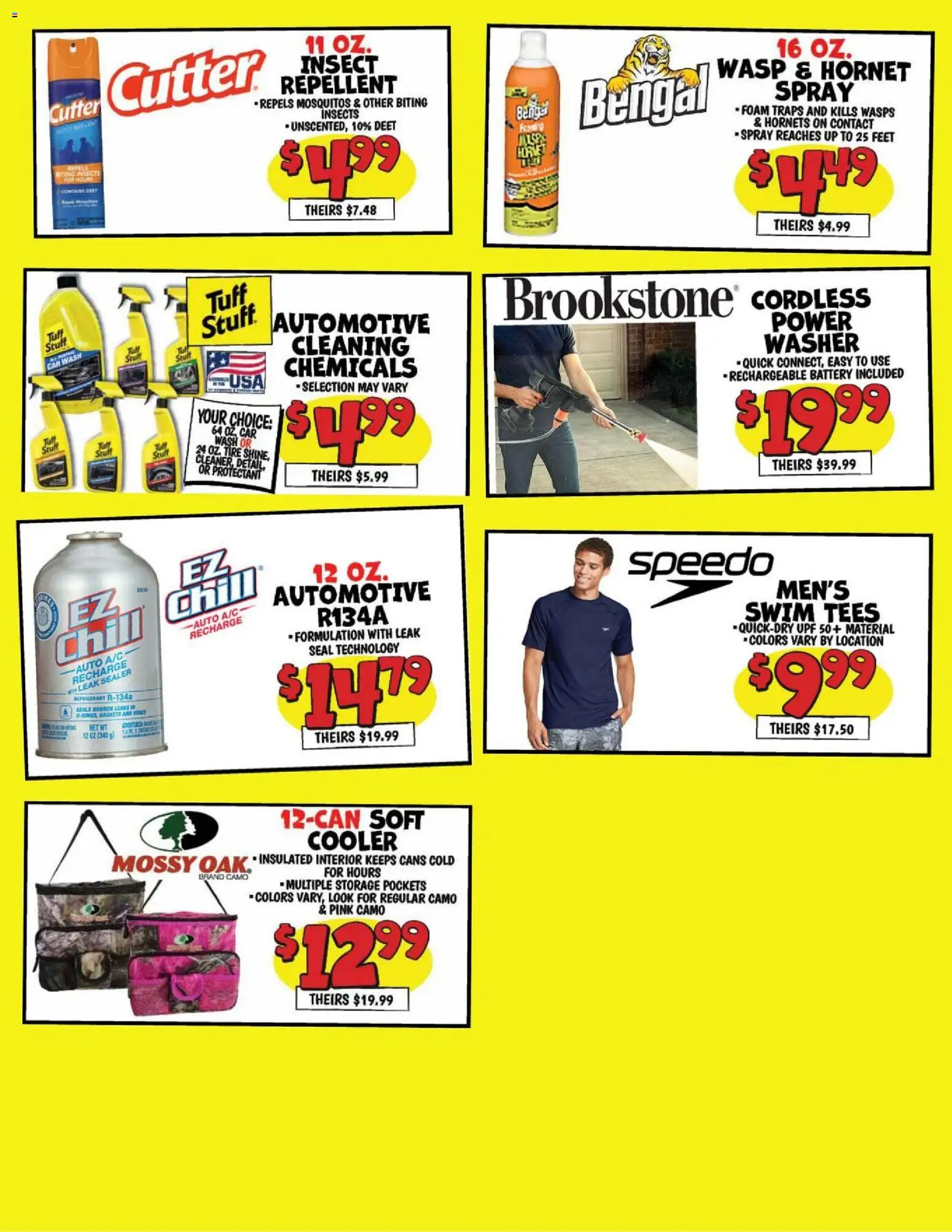 Ollie's Ad - valid from 09.06.2026 | Page: 4 | Products: Battery, Tire, Washer, Cutter