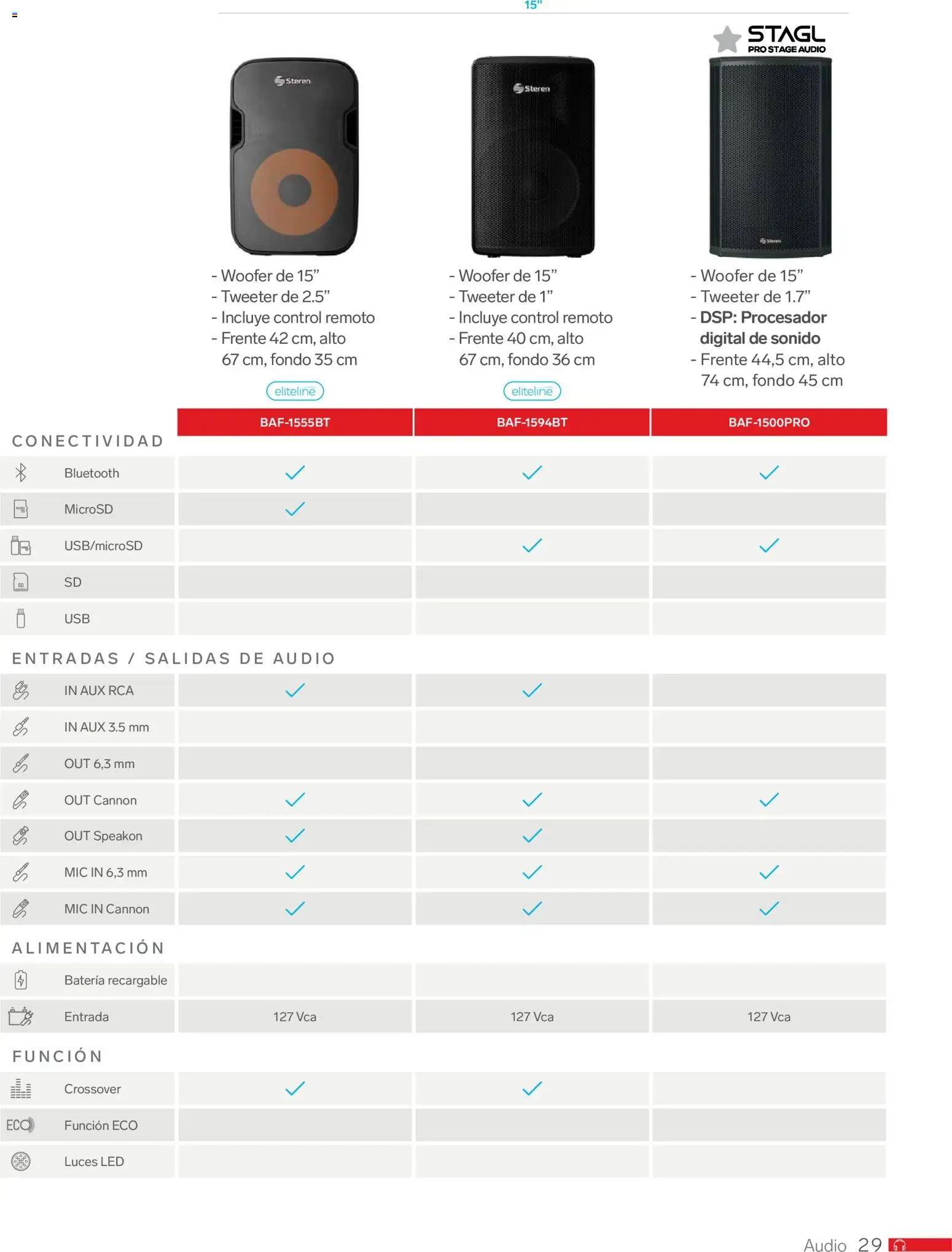 Nuevas ofertas de Steren válidas en toda la República Mexicana desde el 01.01.2026. ¡Encuentra las mejores ofertas en Steren catálogo! | Página: 41 | Productos: Audio, Control remoto, Batería