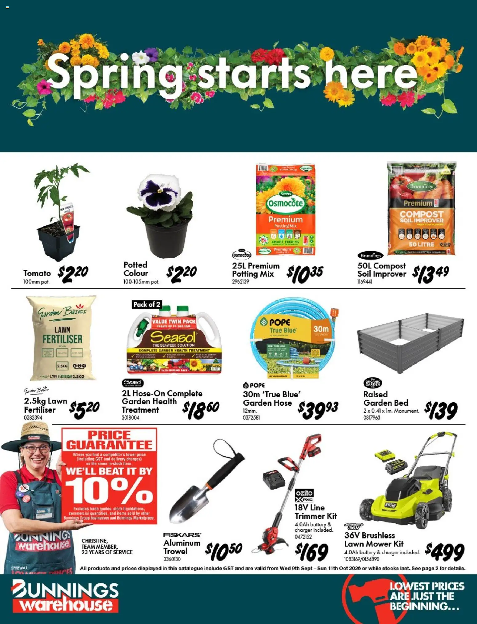 Bunnings Warehouse catalogue - valid from 09/09/2026 | Page: 1