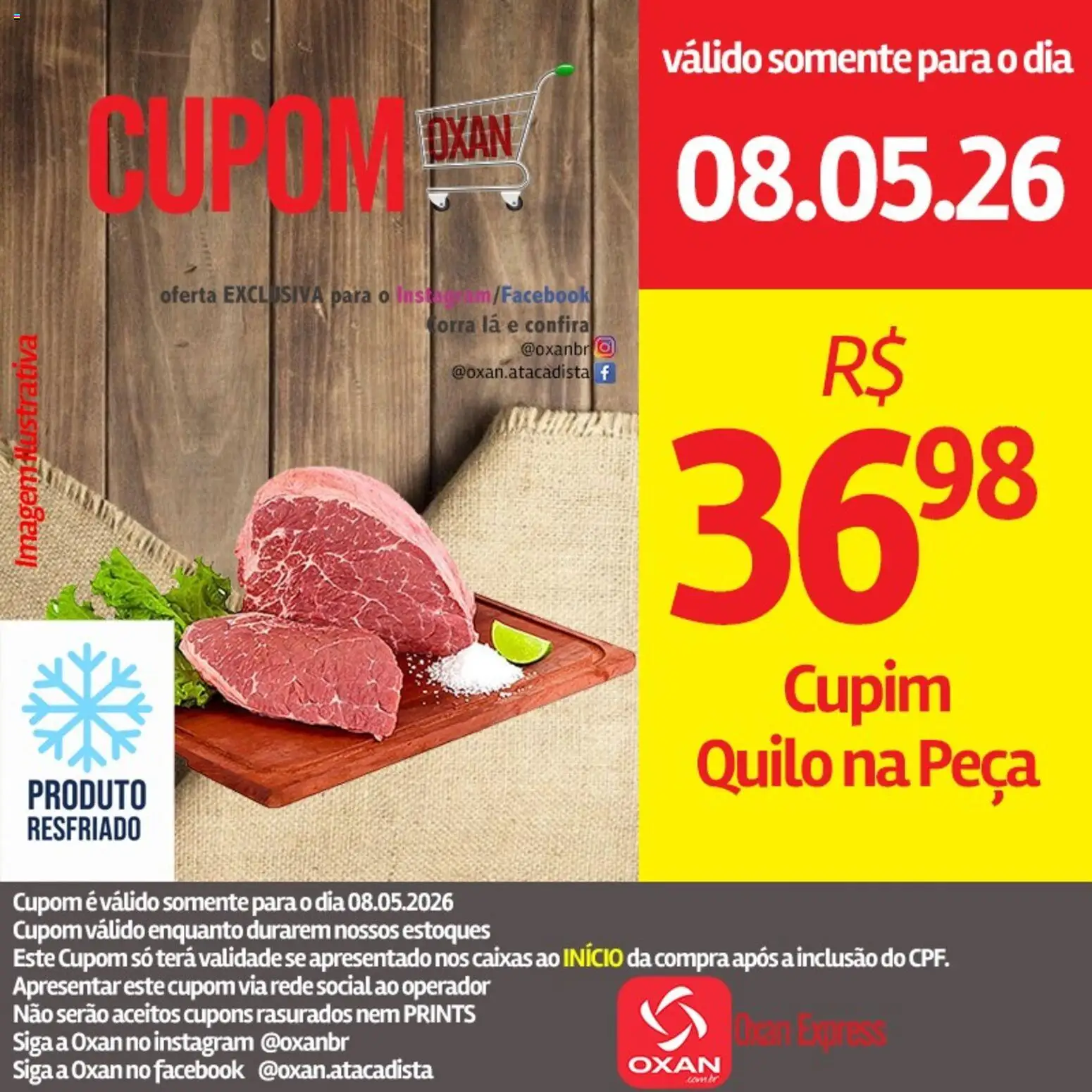 Oxan Atacadista Folheto - válido de 08.05.2026 | Página: 1