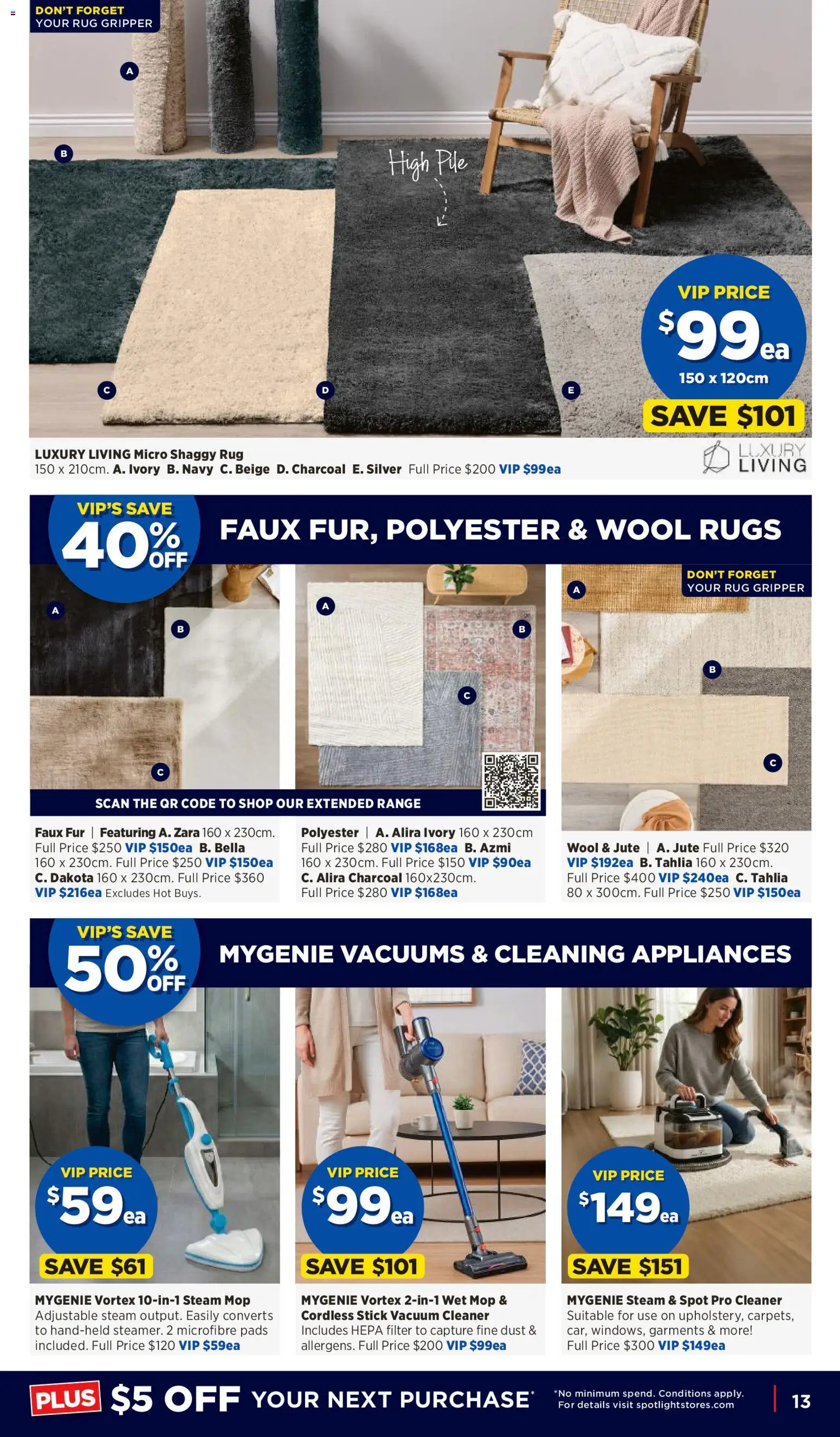 Spotlight catalogue - valid from 03.06.2026 | Page: 13 | Products: Mop, Cleaner, Rugs, Vacuum cleaner