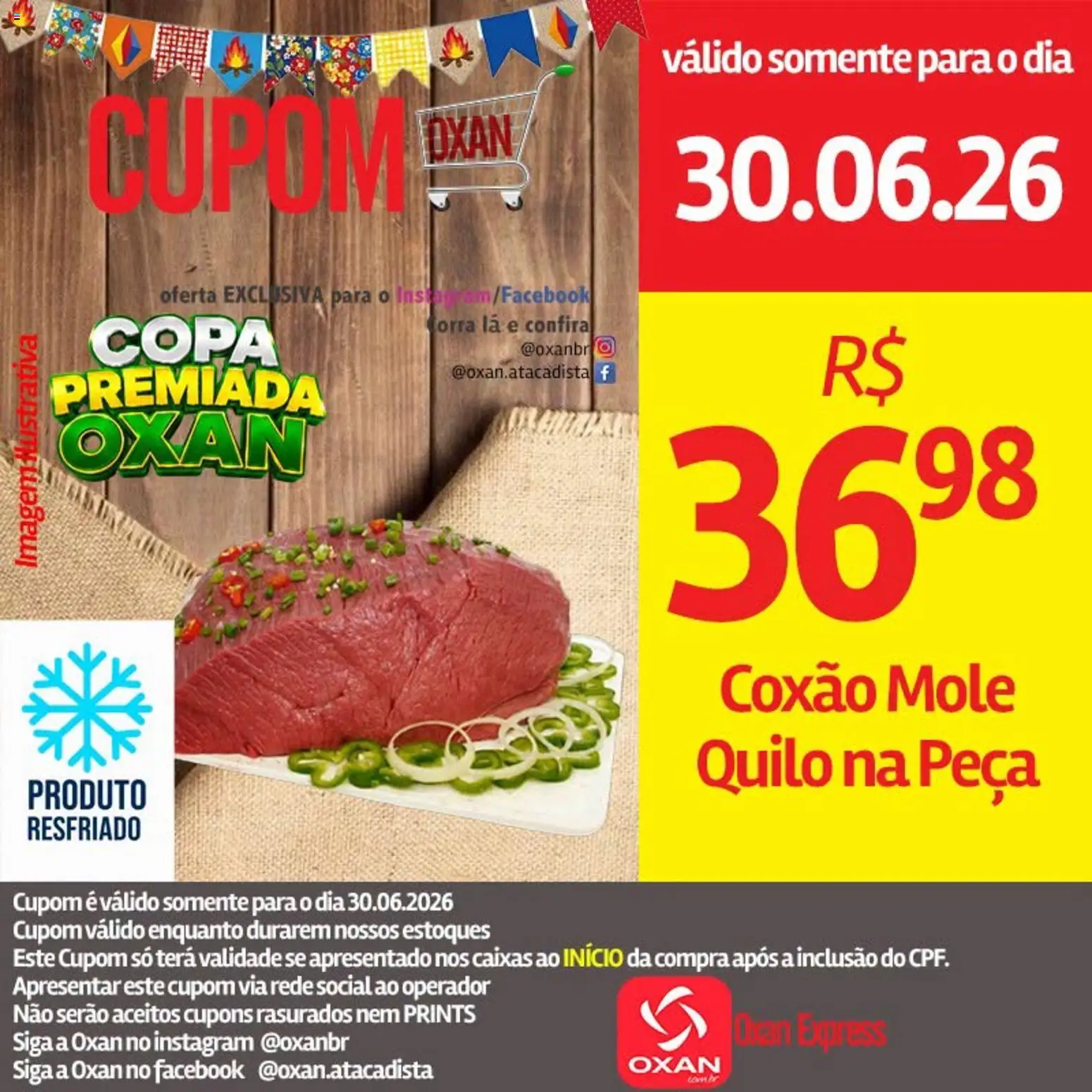 Oxan Atacadista Folheto - válido de 30/06/2026 | Página: 1