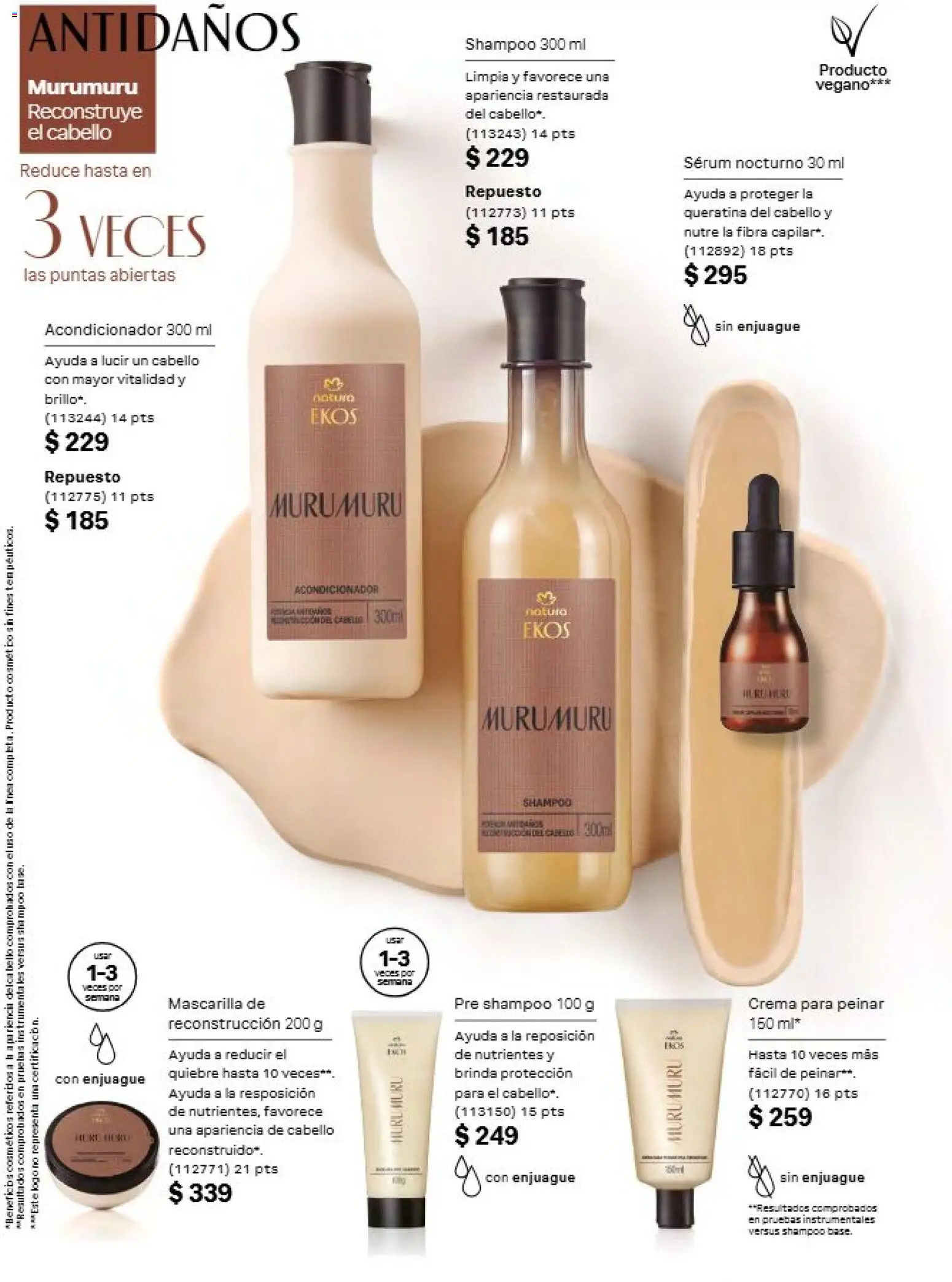 Nuevas ofertas de Natura válidas en toda la República Mexicana desde el 21/08/2026. ¡Encuentra las mejores ofertas en Natura campaña 13 2026! | Página: 132 | Productos: Serum, Crema, Brillo, Shampoo
