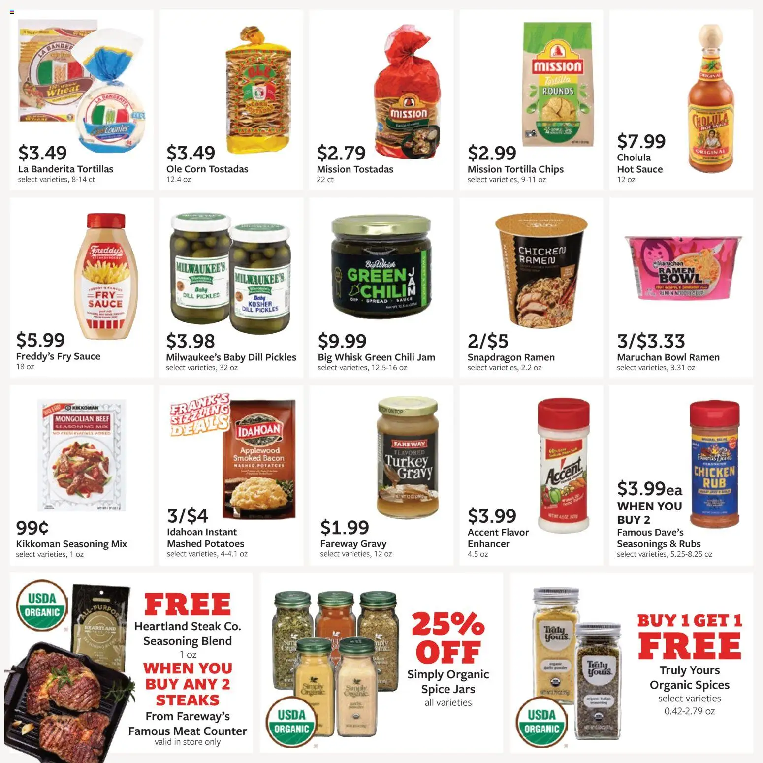 Fareway Monthly Ad - valid from 09/28/2026 | Page: 14 | Products: Chips, Sauce, Pickles, Chili