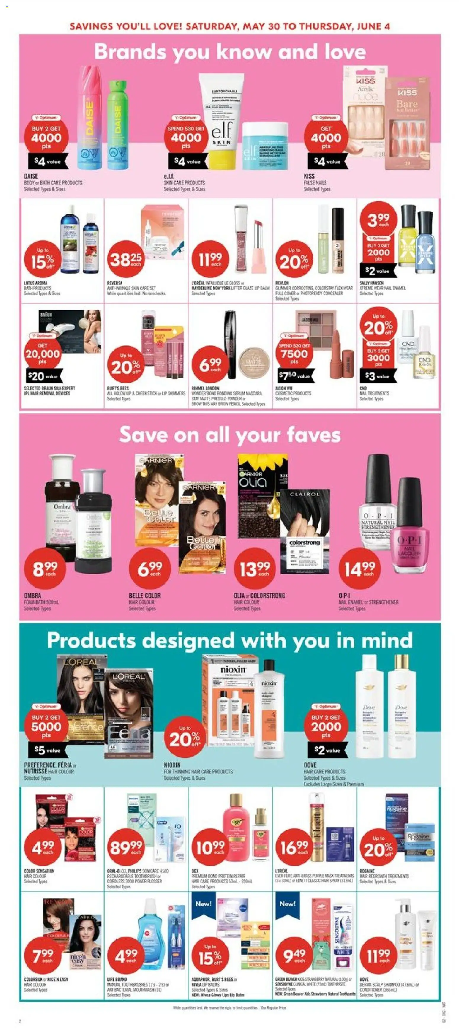 Shoppers flyer valid from 29.05.2026 | Page: 16 | Products: Powder, Shampoo, Conditioner, Hair spray