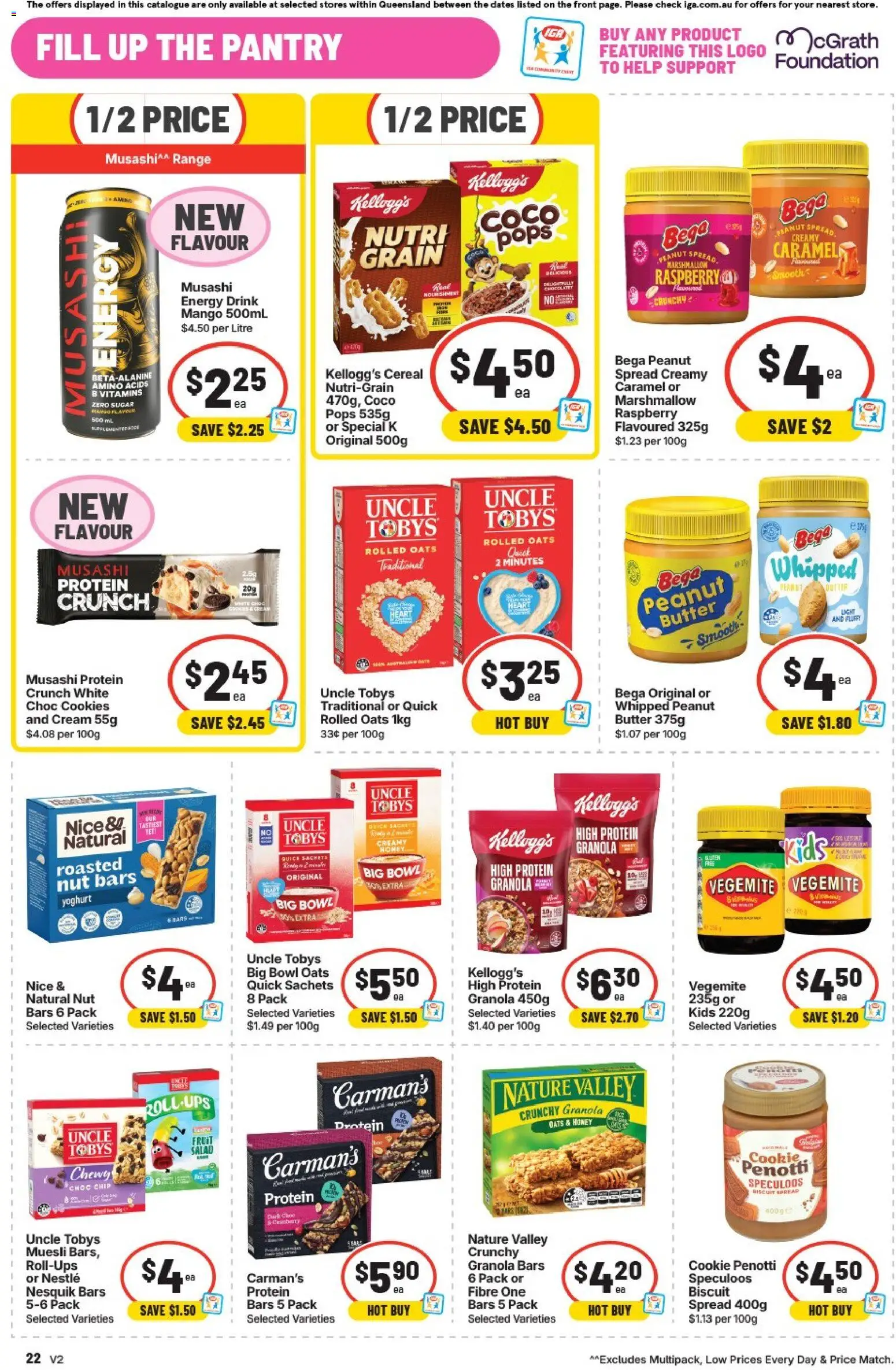IGA catalogue - valid from 16/09/2026 | Page: 19 | Products: Butter, Energy drink, Cereal, Muesli